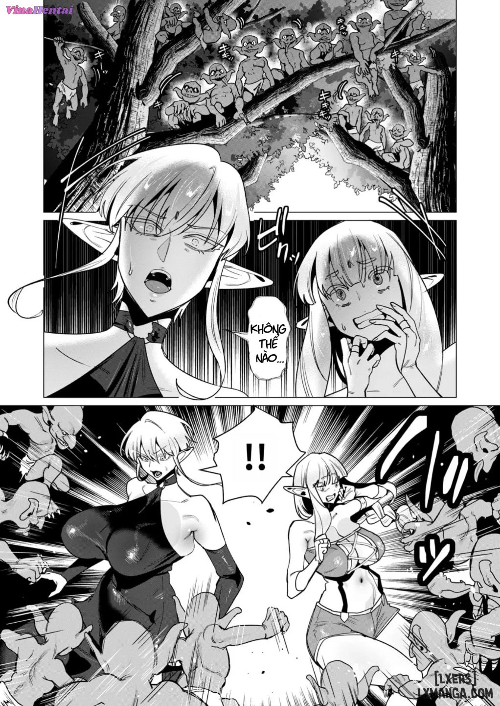 HentaiVN.net - Ảnh 28 - Vị Anh Hùng Muốn “Vợ Người Ta” Làm Phần Thưởng - Chap 15 : Dũng Sĩ và lời nguyền Dark Elf (Phần 2)