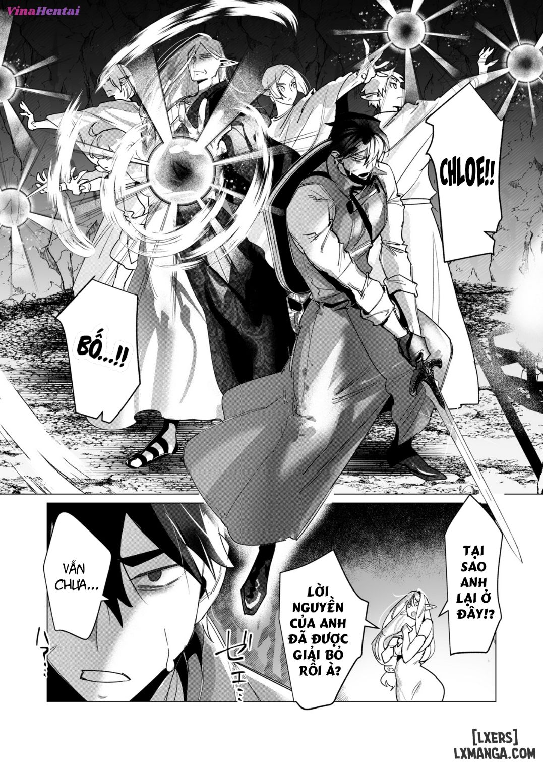HentaiVN.net - Ảnh 28 - Vị Anh Hùng Muốn “Vợ Người Ta” Làm Phần Thưởng - Chap 16 : Dũng Sĩ và lời nguyền Dark Elf (Phần 3)