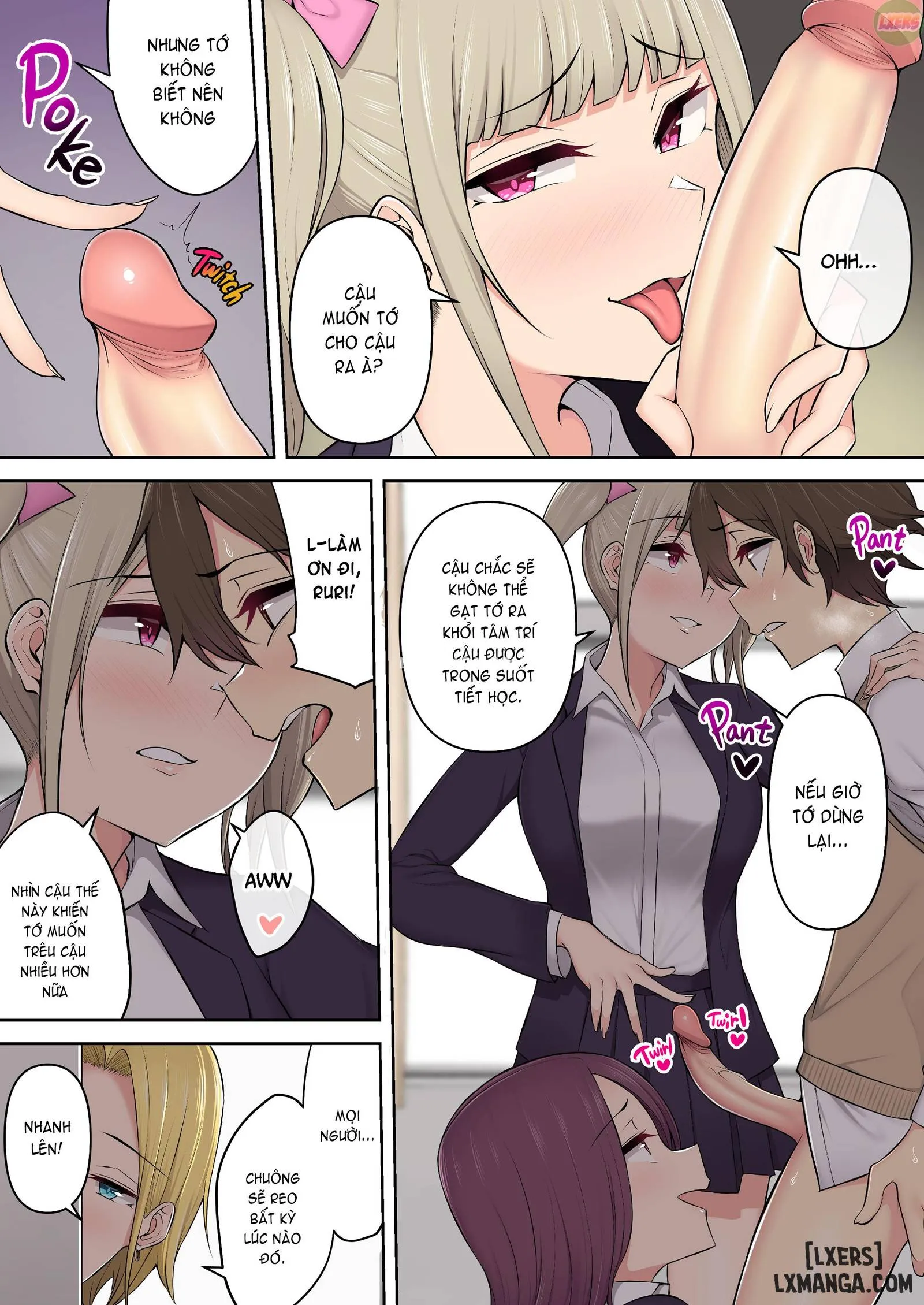 HentaiVN.net - Ảnh 28 - Imaizumi đưa cả bầy Gyaru về nhà mình - Chapter 3