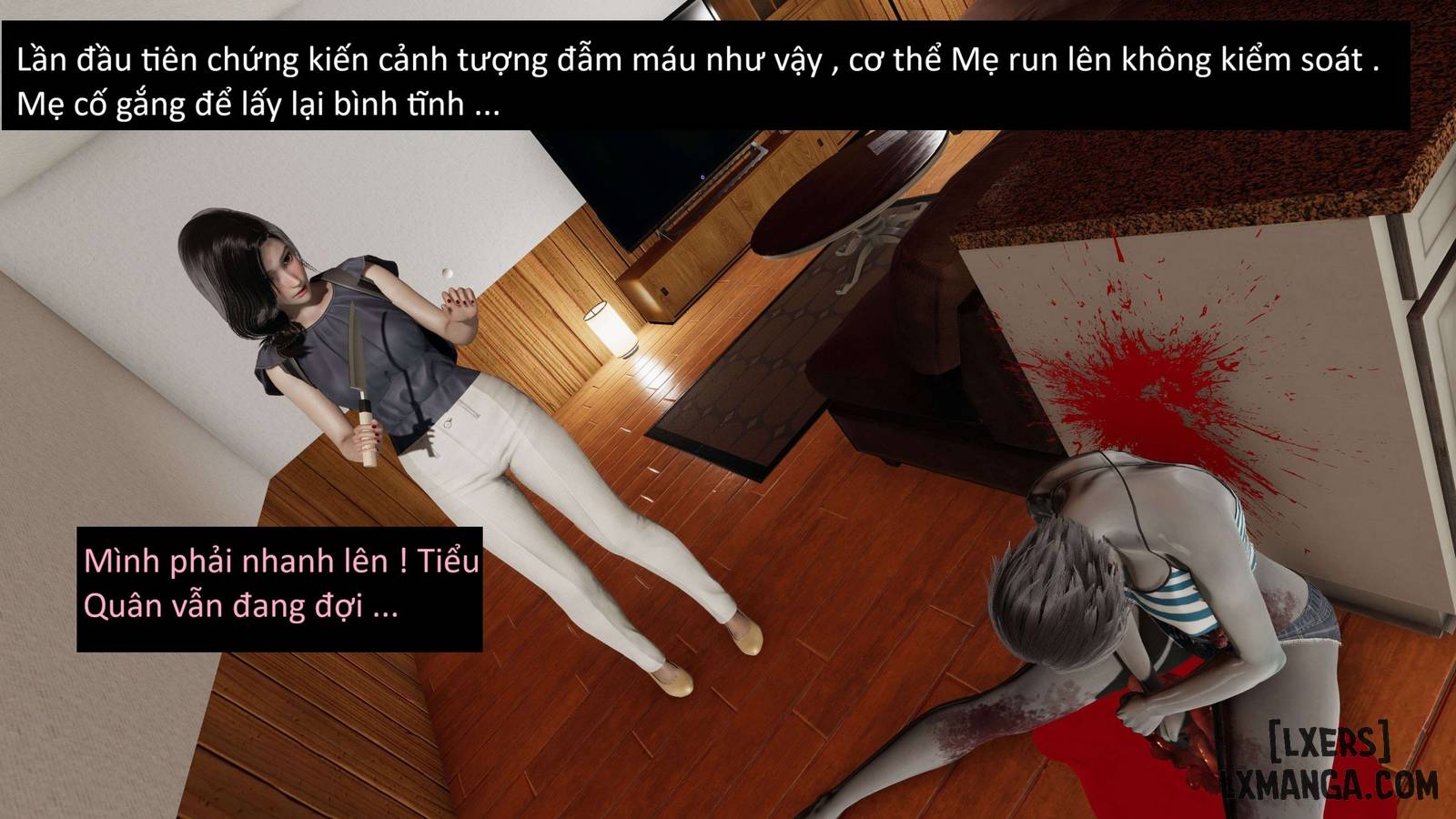 HentaiVN.net - Ảnh 28 - MẸ VÀ CON TRONG NGÀY TẬN THẾ - Chương 1.3