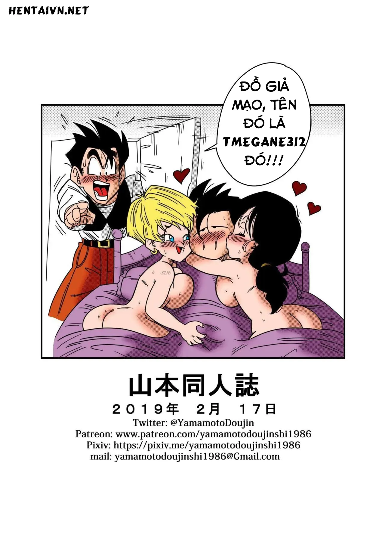 HentaiVN.net - Ảnh 28 - Cặc Hóa Siêu Xayda Đại Chiến Với Những Cái Lồn Xinh [Love Triangle Z] - Chap 2: Lại thêm một em tự đến nạp lồn (Có che + Có màu)