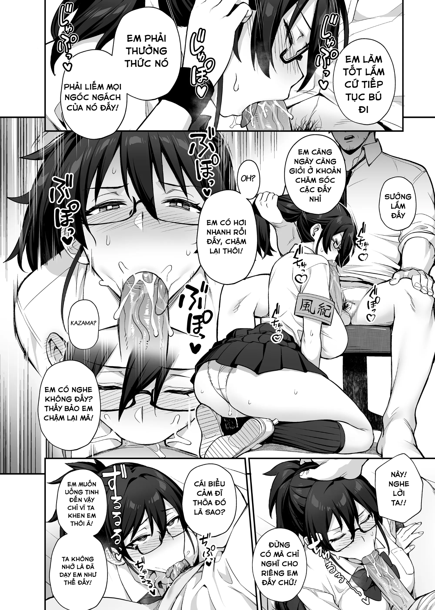 HentaiVN.net - Ảnh 29 - Atarashii Fuuki Iinchou wa Kyonyuu Sugiru Ken - Phần 2 - Full 3 chap + Spoil phần 3 từ tác giả