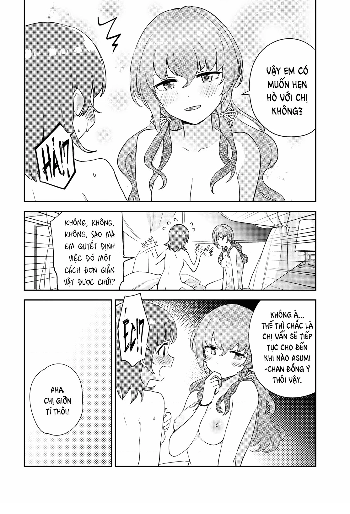 HentaiVN.net - Ảnh 28 - Asumi-chan có hứng thú với Nhà thổ Bách hợp! - Đêm 7