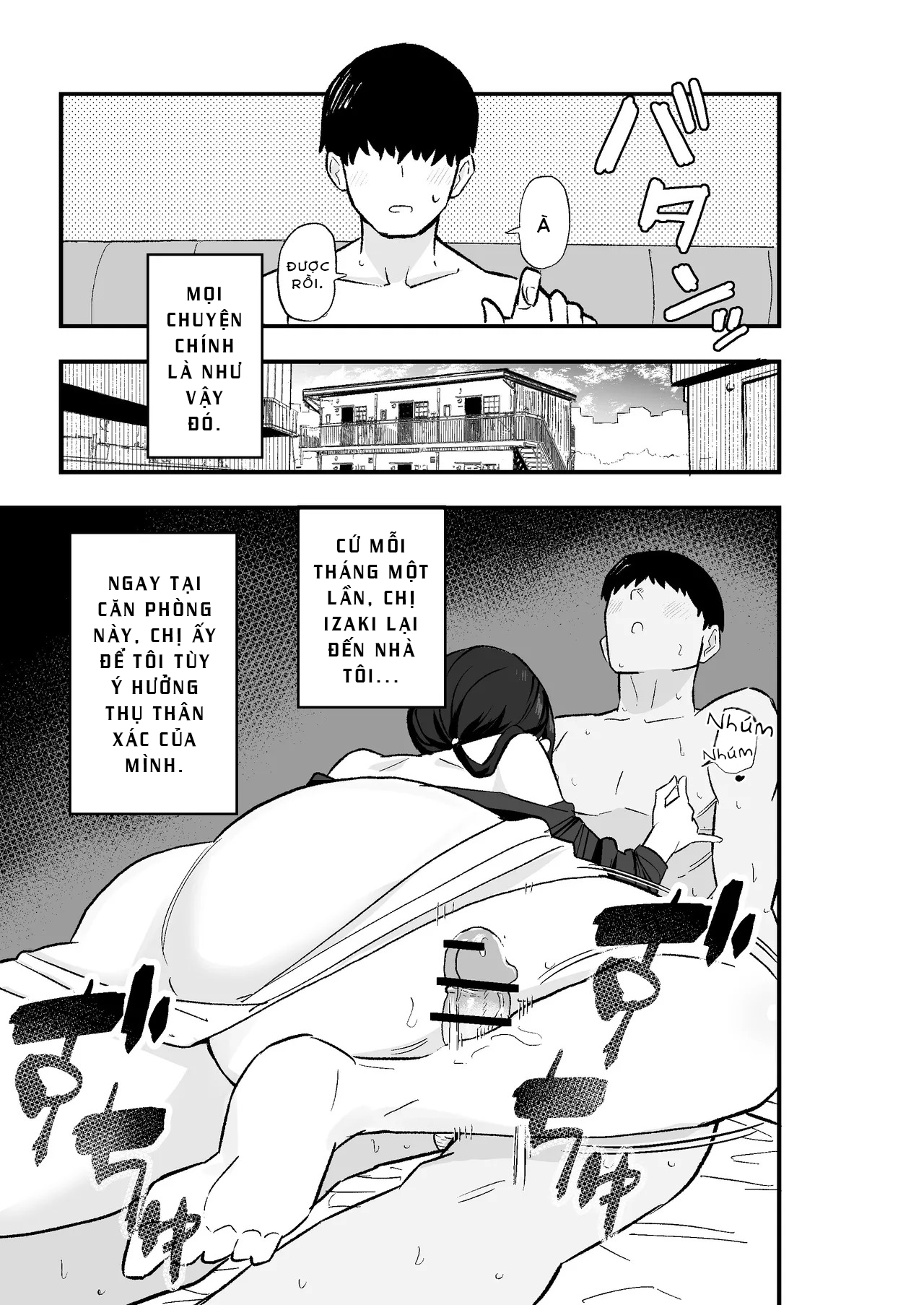 HentaiVN.net - Ảnh 28 - Taihai Tsuma Taihaikei Hitotsuma o Yachin Kawari ni Koki Tsukaeru Hanashi - Oneshot