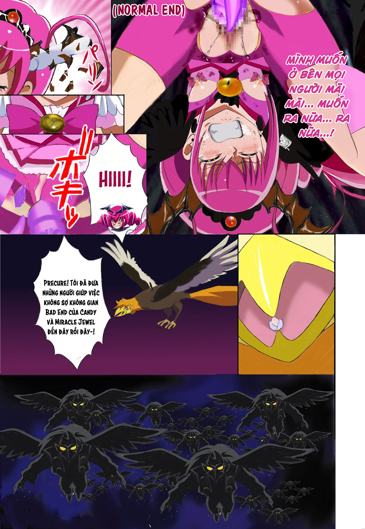 HentaiVN.net - Ảnh 28 - [Ero Tantei Jimusho] Evil Smile PreC*re! Bad End Full Color - Chap 2