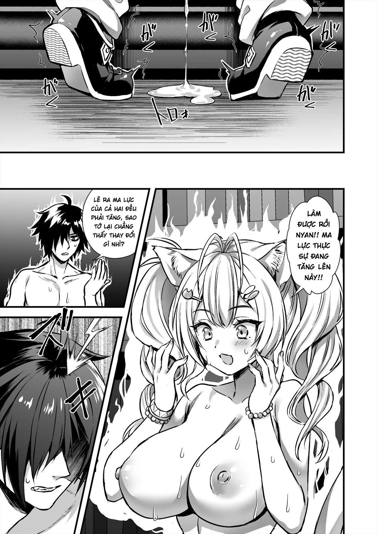 HentaiVN.net - Ảnh 28 - Mahou Gakuen No Ochikobore - Chap 2