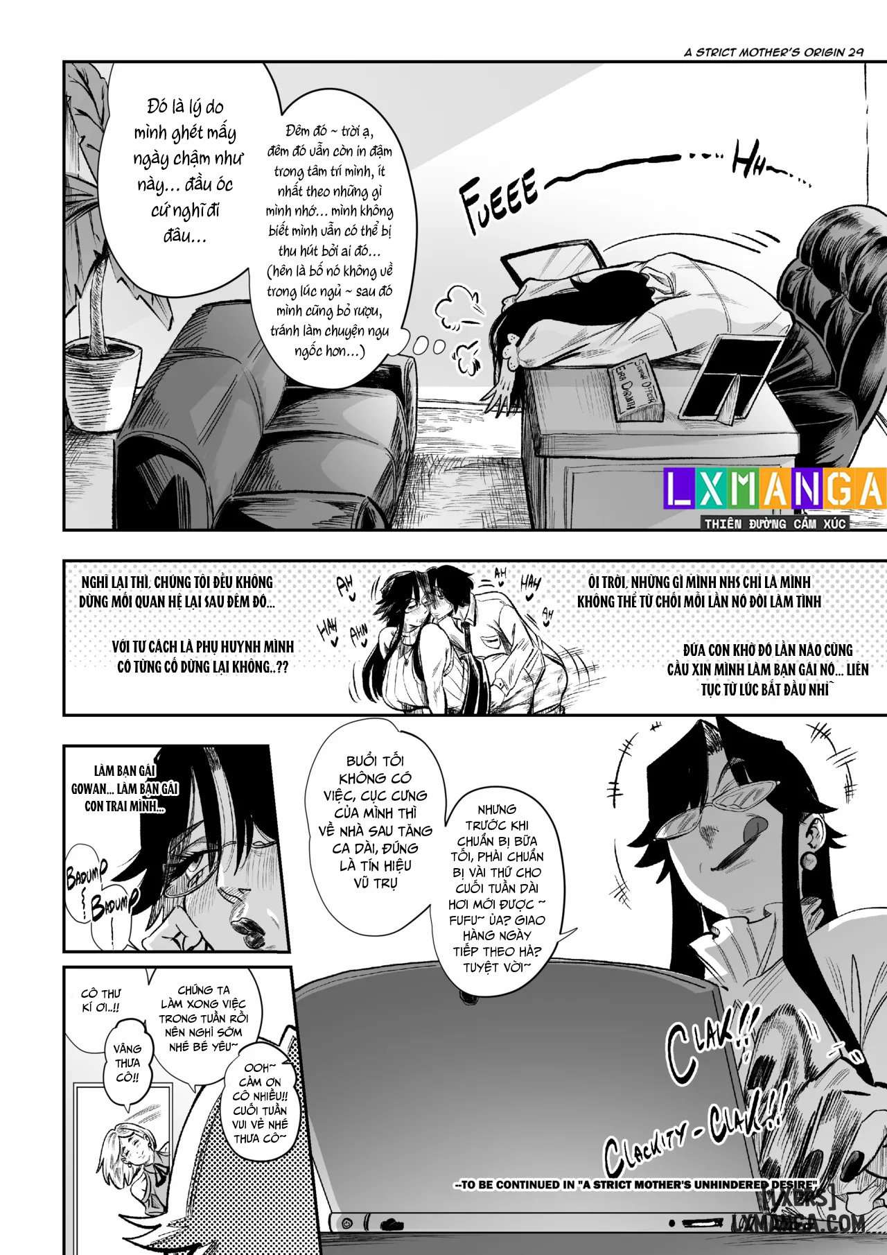 HentaiVN.net - Ảnh 29 - A Strict Mother's Unhindered Desire Deluxe - Chap 4