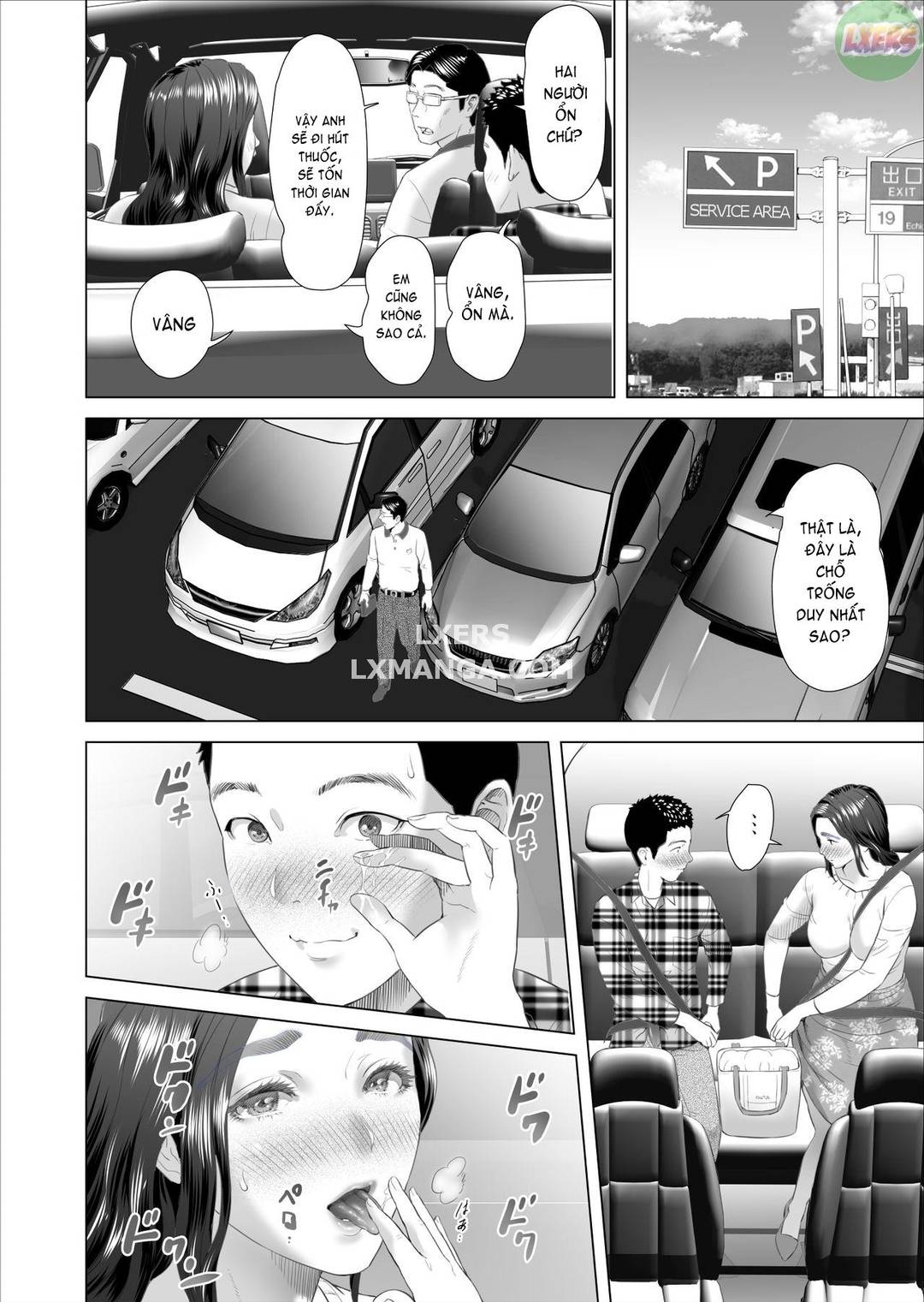 HentaiVN.net - Ảnh 30 - Kinjo Yuuwaku Musuko ni Otto no Soba de Dakareru Haha Hen - Chap 2