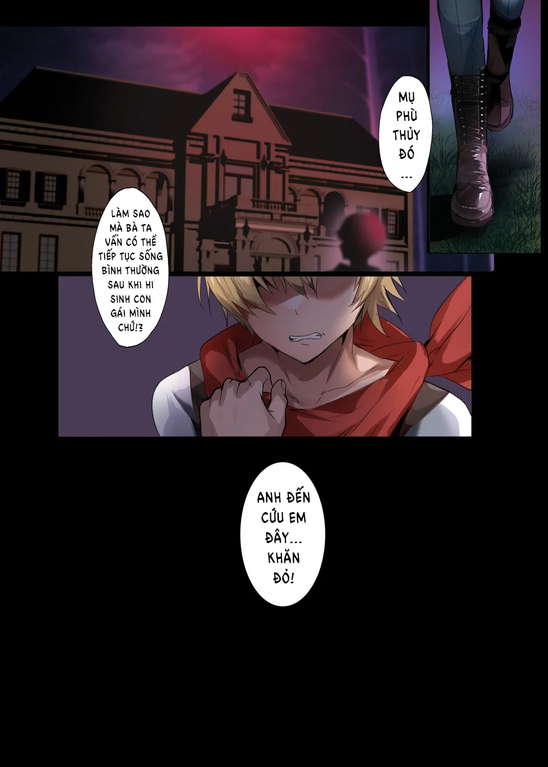 HentaiVN.net - Ảnh 29 - Truyện cổ tích: Nô lệ quàng khăn đỏ [Otogi Yobanashi -Toraware no Akazukin-] - Oneshot