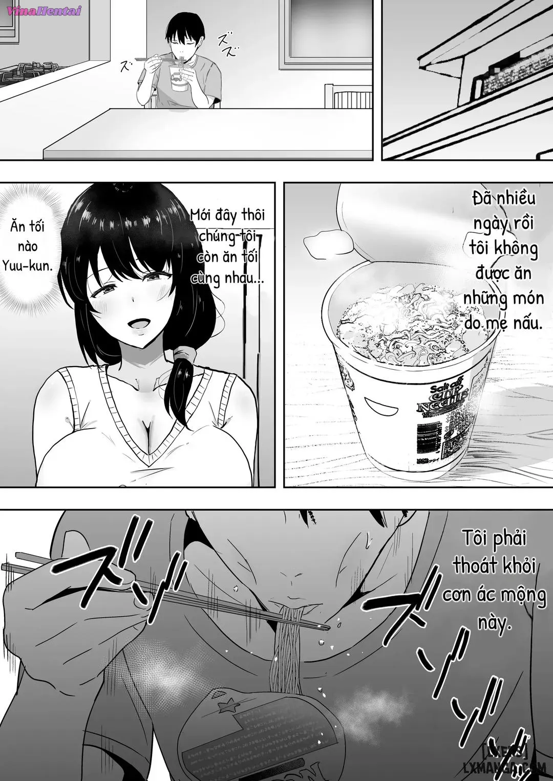 HentaiVN.net - Ảnh 29 - TomoKano Kaa-chan~ Daisuki na Ore no Hahaoya wa Aho na Shinyuu no Kanojo~ [My Mom Is My Friend's Girlfriend] - Chap 3