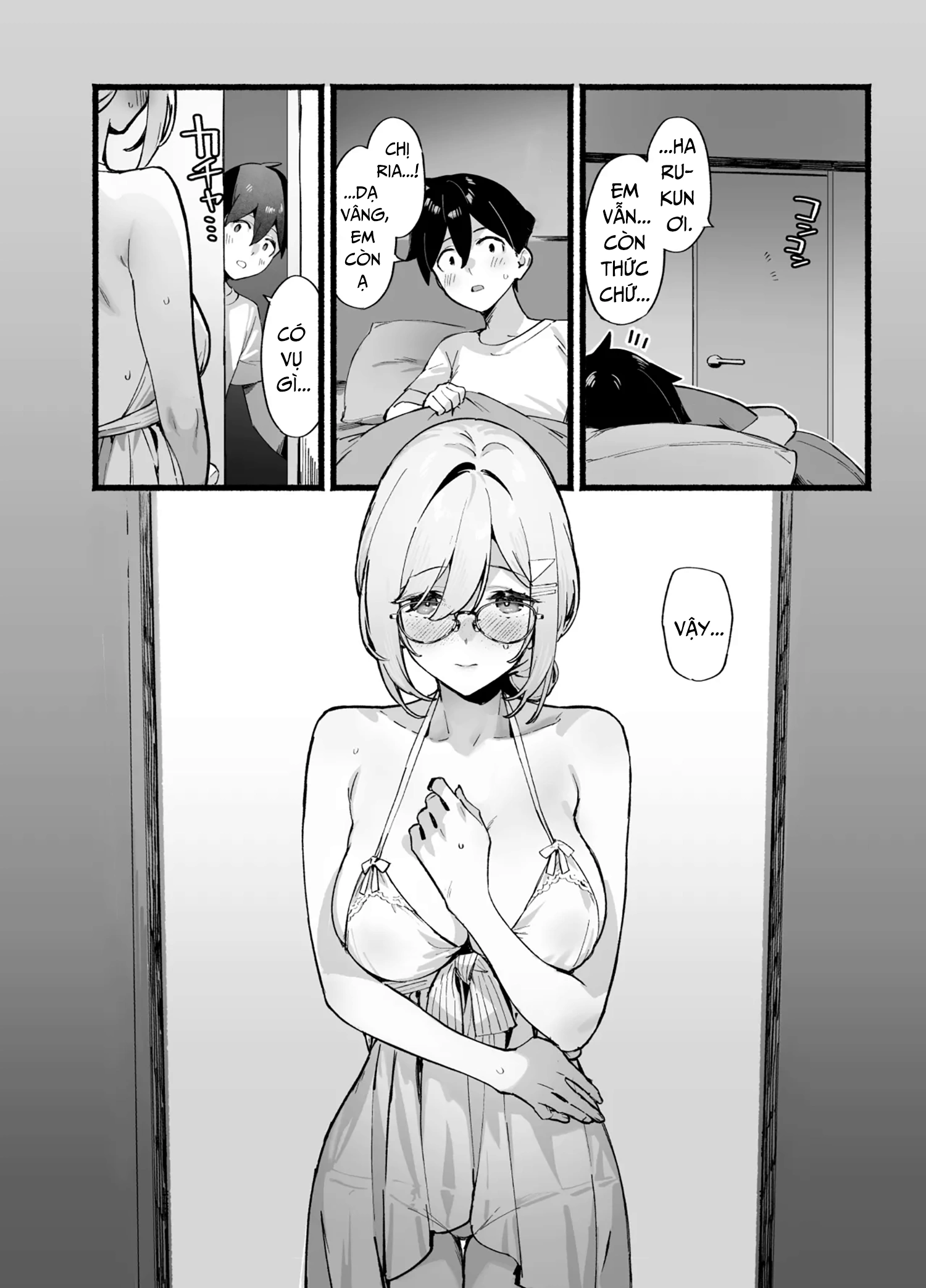 HentaiVN.net - Ảnh 30 - Sister Contrast: Cuộc sống ái ân với những người chị yêu chiều. - Nửa đầu: Chị cả Karia