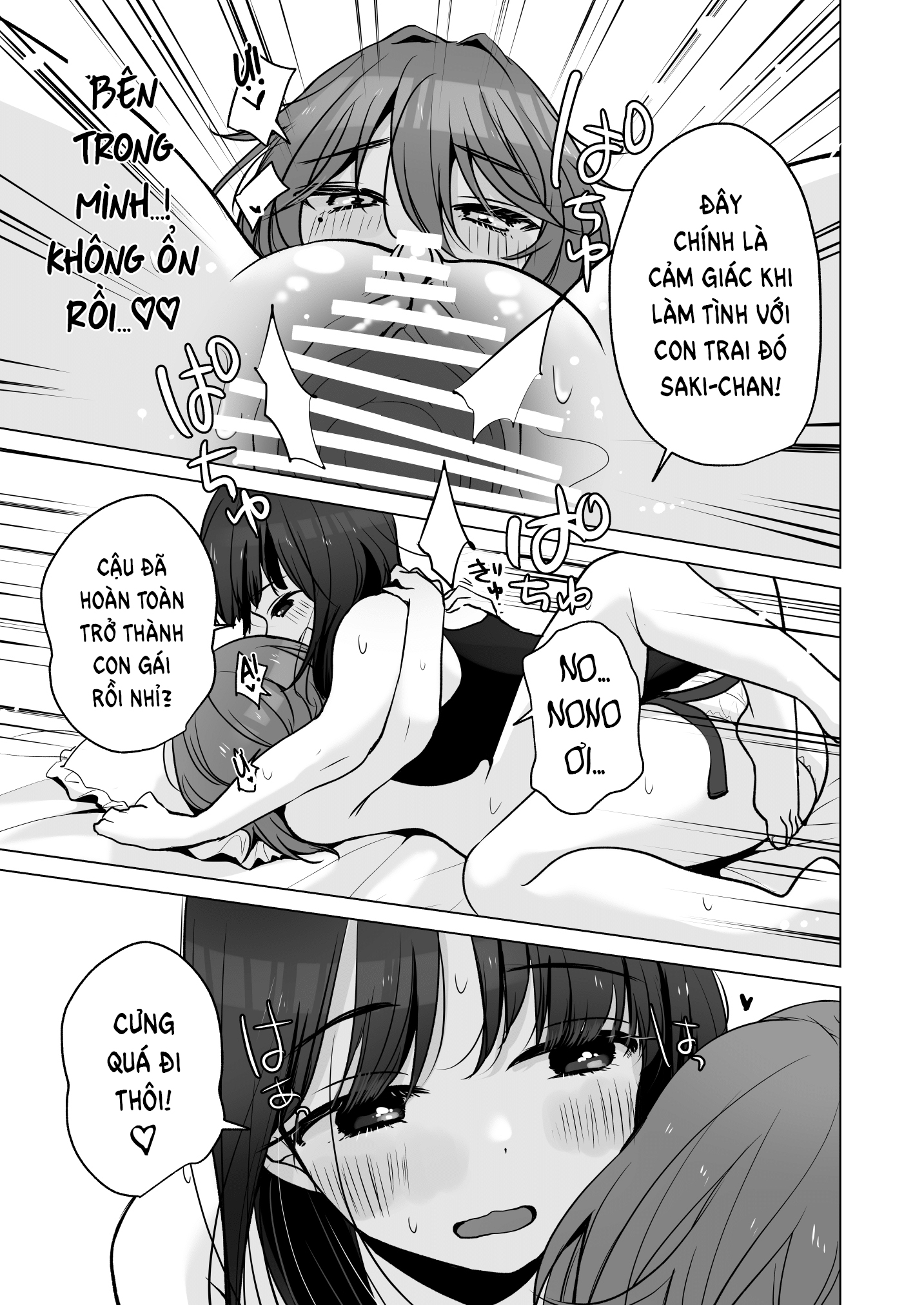 HentaiVN.net - Ảnh 29 - Tôi bị chuyển giới!? - Chap 2: Tôi bị chuyển giới!? Và được bạn gái yêu thương nhiều hơn nữa!