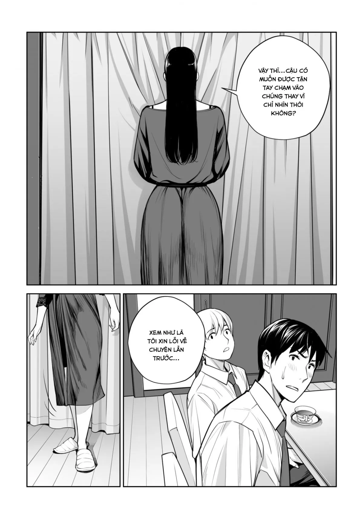 HentaiVN.net - Ảnh 29 - Kurokami Onna no Fudeoroshi ~Himitsu no Heya de Nakadashi Sasete Ageru wa~ - Oneshot