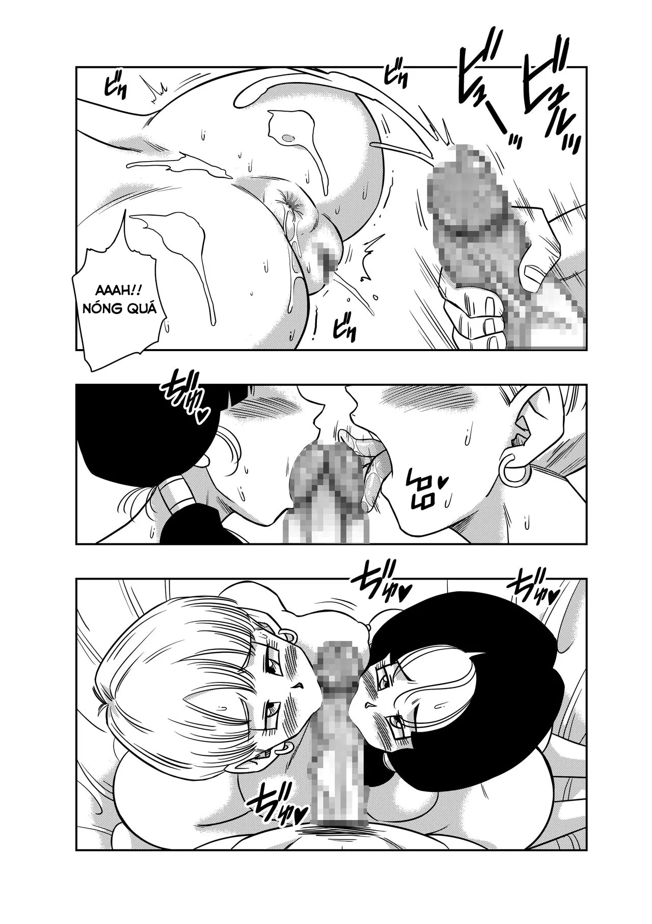 HentaiVN.net - Ảnh 29 - Cặc Hóa Siêu Xayda Đại Chiến Với Những Cái Lồn Xinh [Love Triangle Z] - Chap 4: Cây kim trong bọc cũng có ngày lòi ra (Có che)