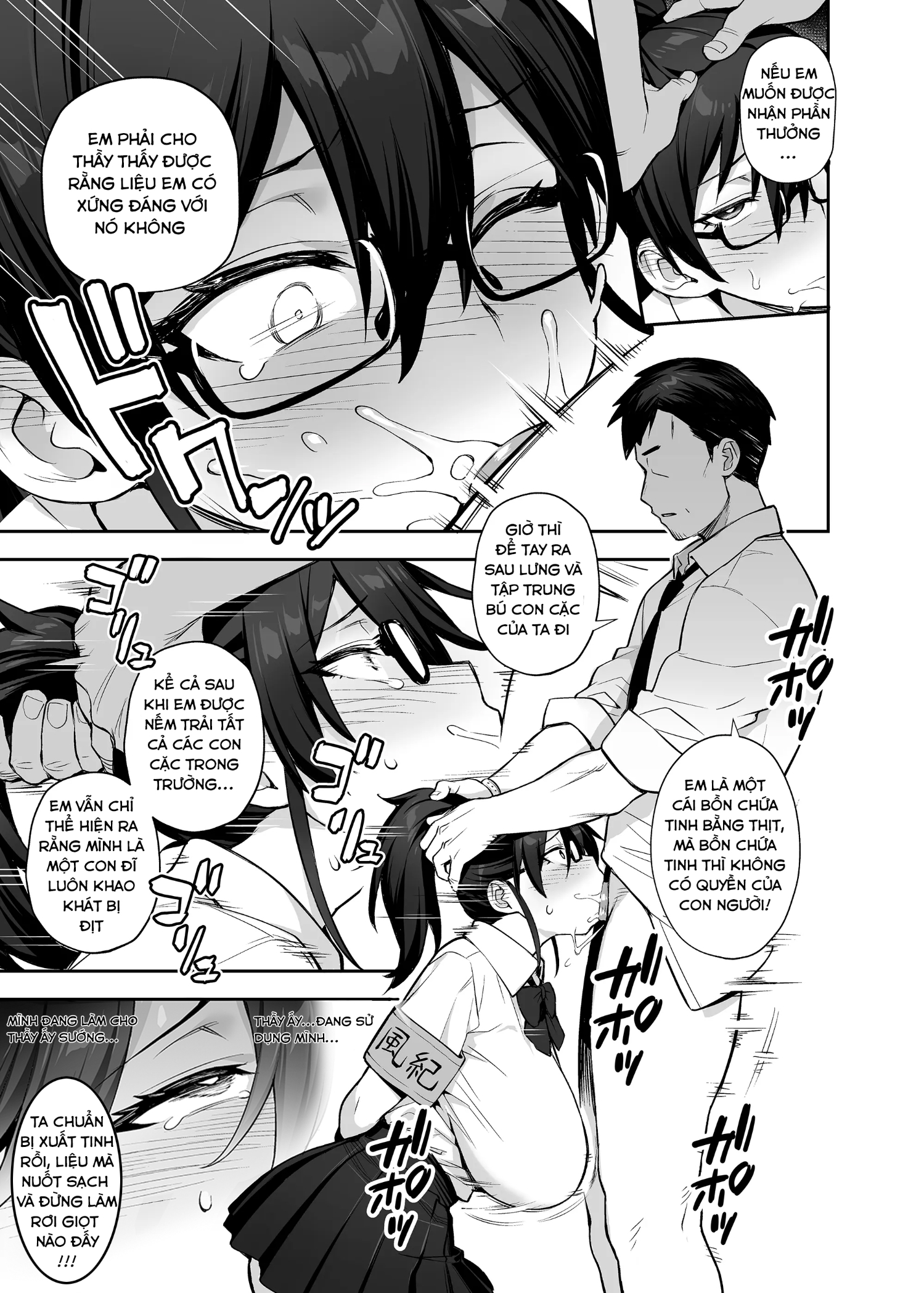 HentaiVN.net - Ảnh 30 - Atarashii Fuuki Iinchou wa Kyonyuu Sugiru Ken - Phần 2 - Full 3 chap + Spoil phần 3 từ tác giả