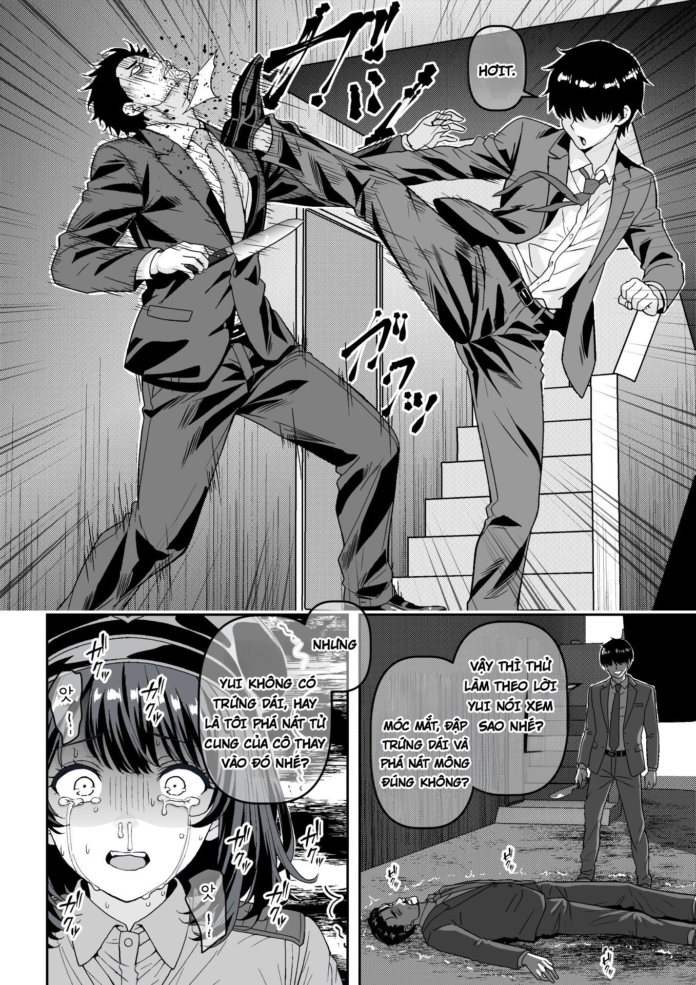 HentaiVN.net - Ảnh 30 - Chian Houkai!! Fukei-san wa Inochigoi Sontaku Nikubenki - Oneshot