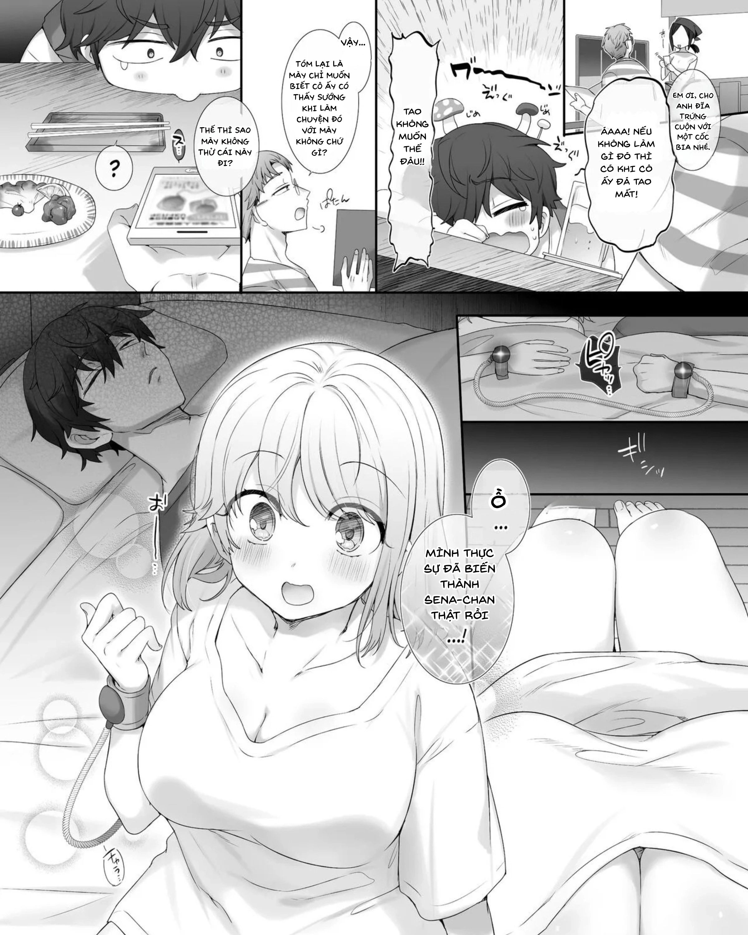 HentaiVN.net - Ảnh 6 - Những chỗ khiến cô ấy cảm thấy sung sướng - oneshot