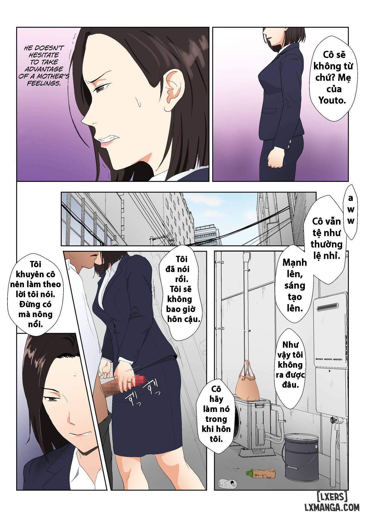 HentaiVN.net - Ảnh 12 - BariCare Kaa-san ga DQN ni Netorareta Vol.1 - Chương 2 Màu ( Lời thoại hàng ngày không theo nguyên tác)