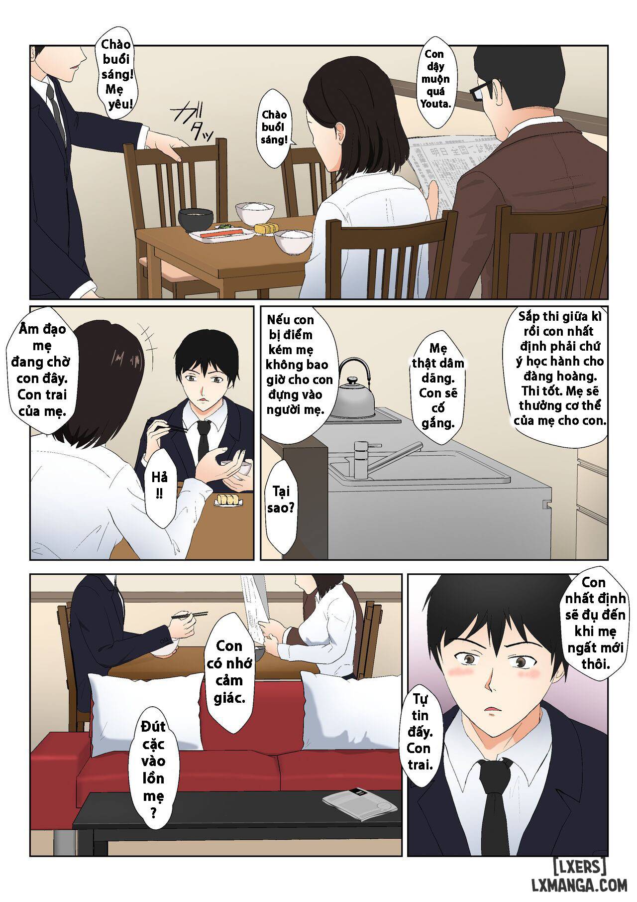 HentaiVN.net - Ảnh 7 - BariCare Kaa-san ga DQN ni Netorareta Vol.1 - Chương 2 Màu ( Lời thoại hàng ngày không theo nguyên tác)