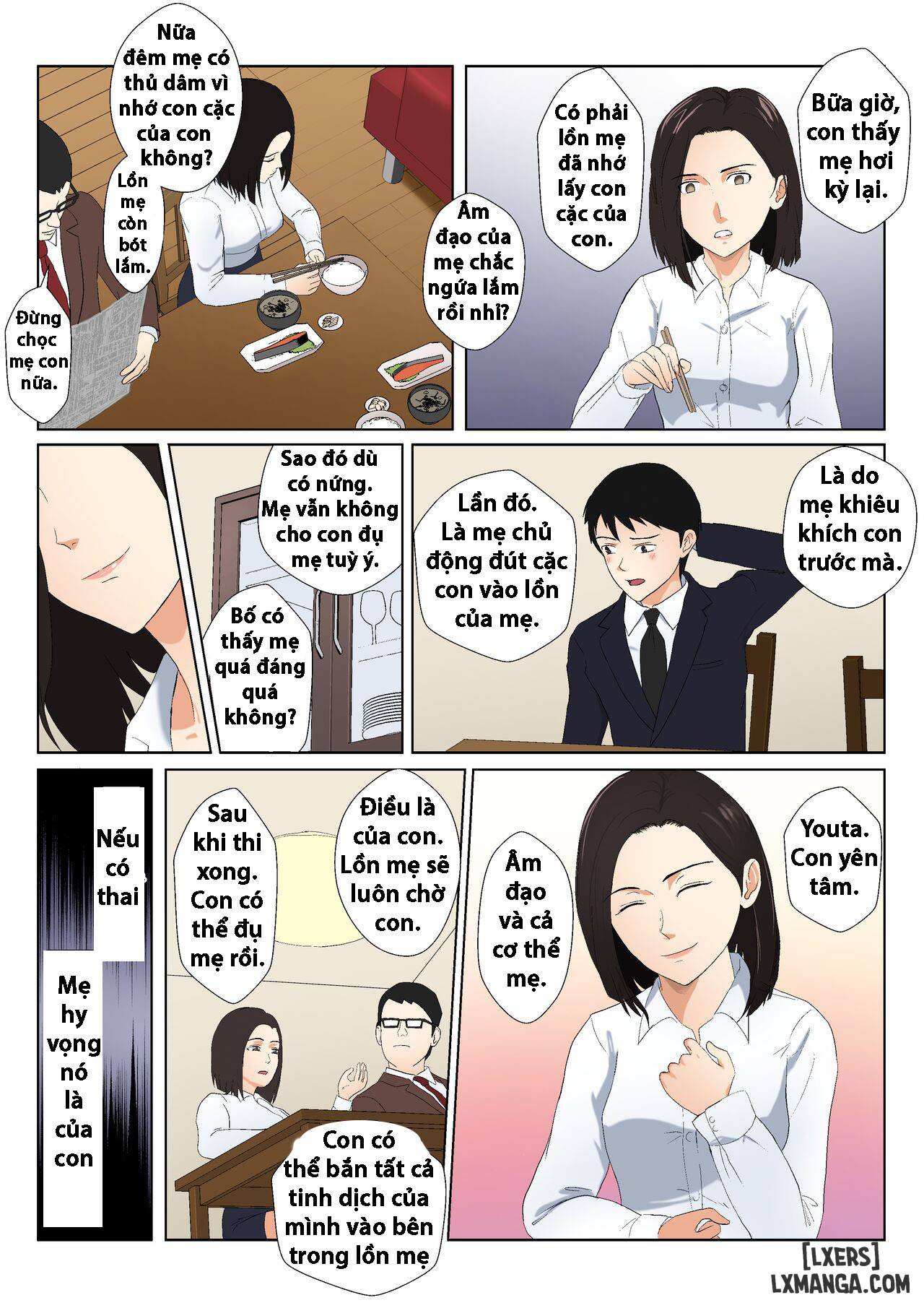 HentaiVN.net - Ảnh 8 - BariCare Kaa-san ga DQN ni Netorareta Vol.1 - Chương 2 Màu ( Lời thoại hàng ngày không theo nguyên tác)