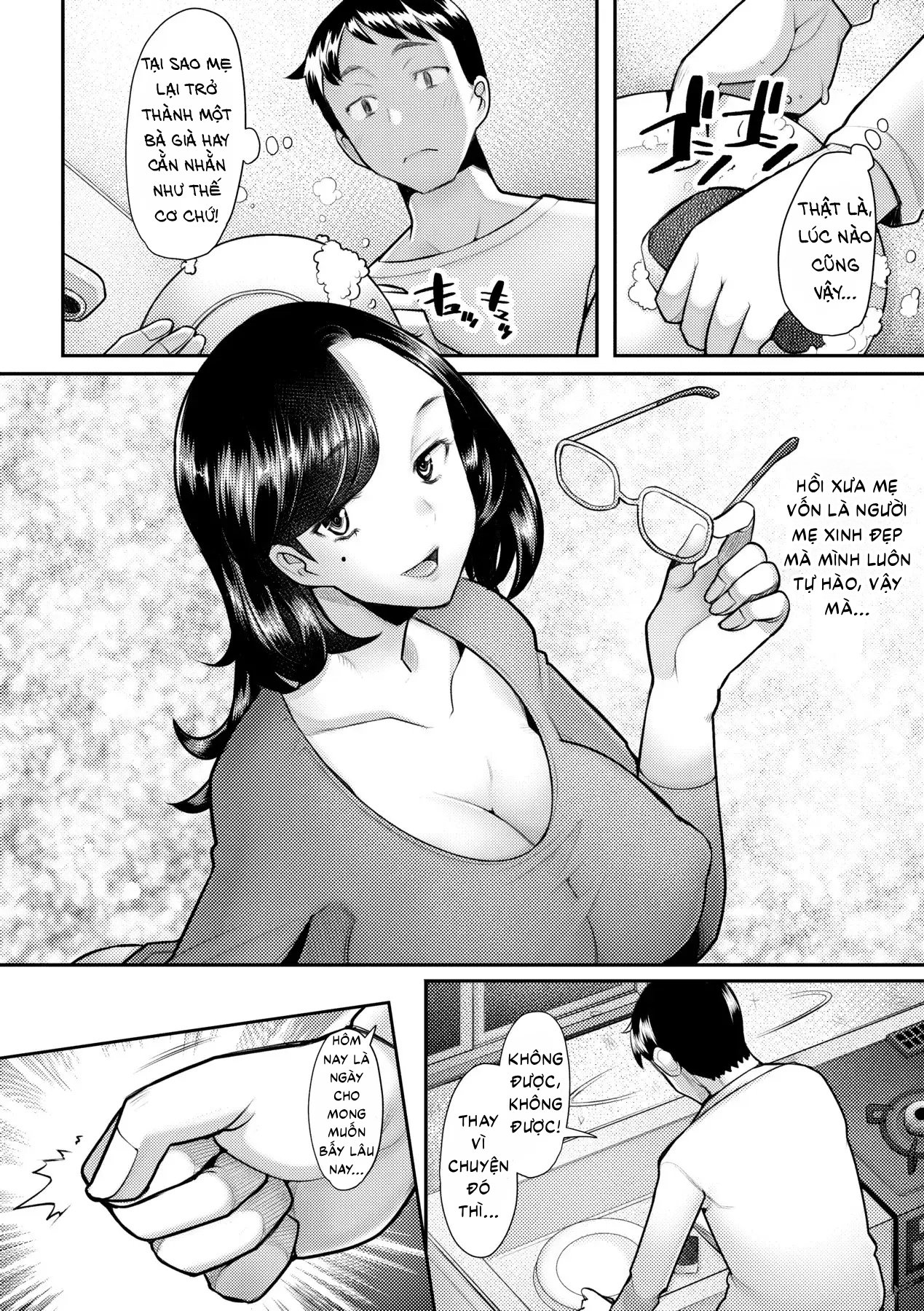 HentaiVN.net - Ảnh 3 - Mùi hương xà phòng của mẹ - Oneshot