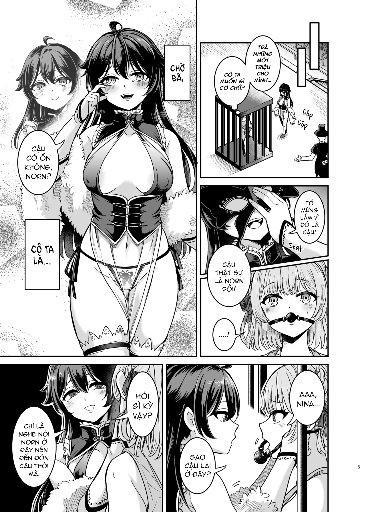 HentaiVN.net - Ảnh 4 - Khoá Huấn Luyện Nô Lệ Tình Dục Của Cô Chủ Yandere - oneshot