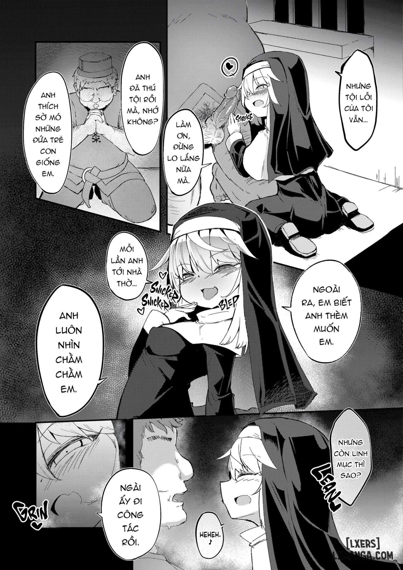 HentaiVN.net - Ảnh 3 - Naughty Little Nuns 1&2 [J18] - Chapter 1
