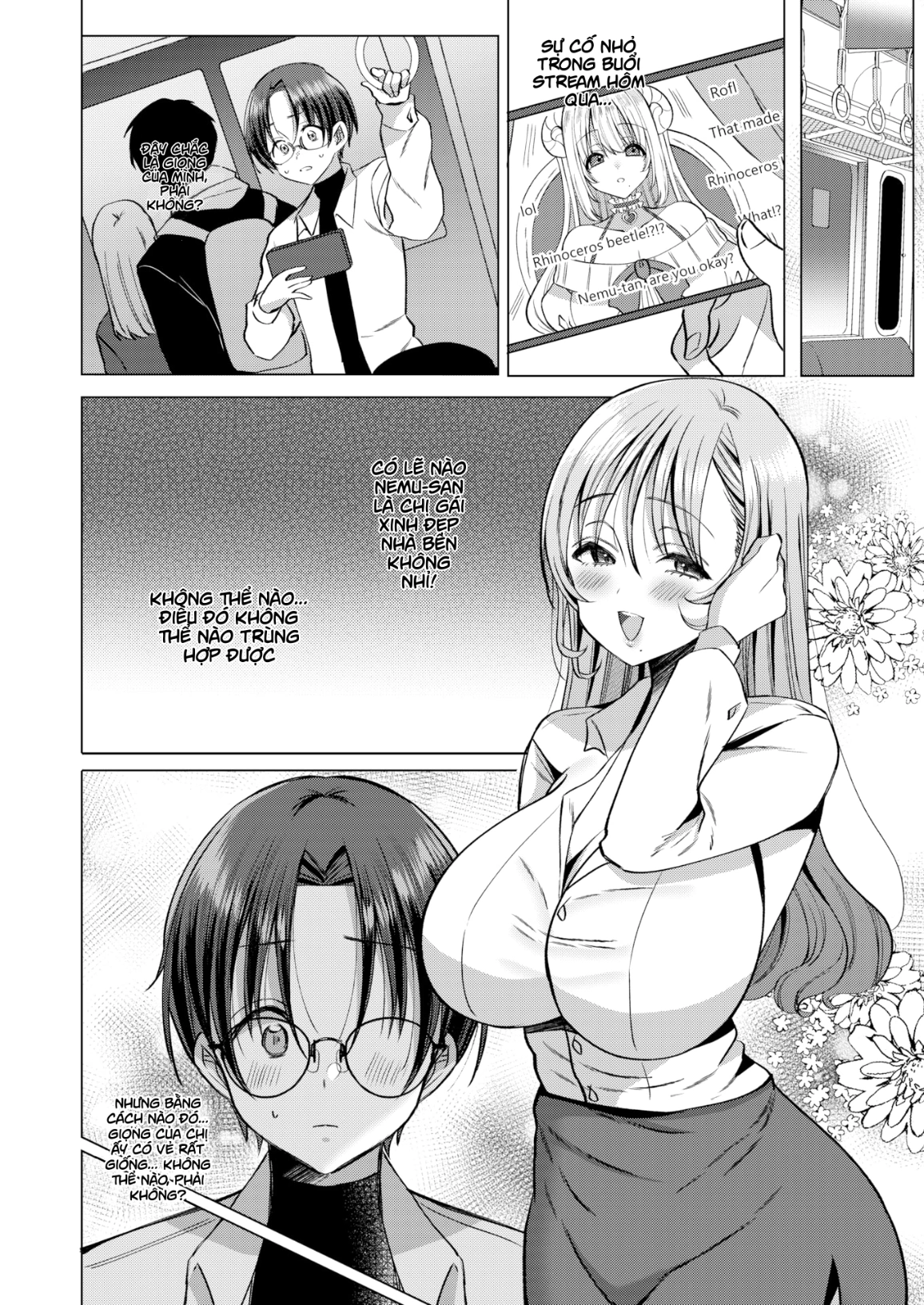 HentaiVN.net - Ảnh 4 - Nobody Told Me My Oshi Was Licking My Ear From Next Door! - Oneshot