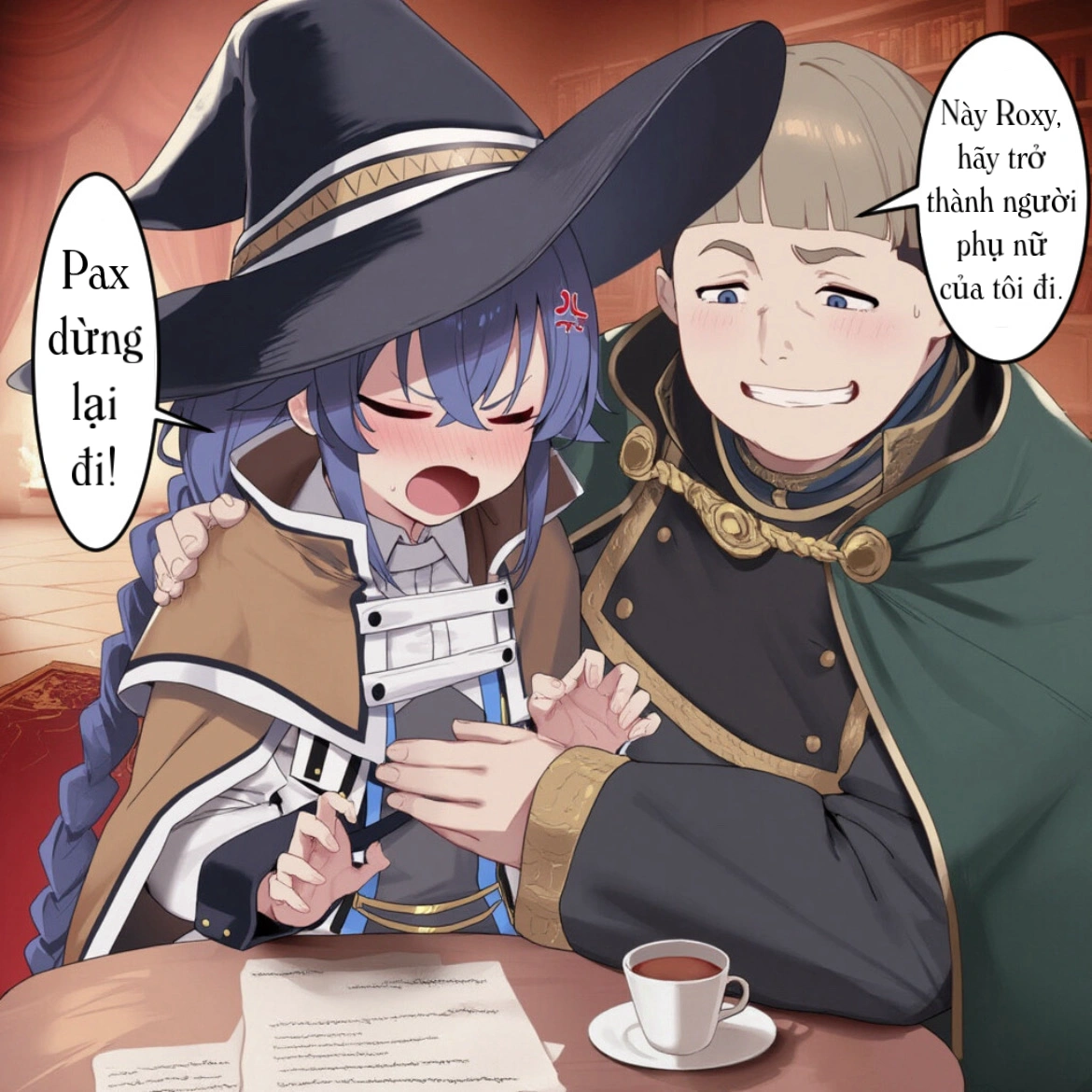 HentaiVN.net - Ảnh 4 - Mushoku Tensei – Ngày Roxy trở thành nô lệ tình dục của Pax - chương 1 fix