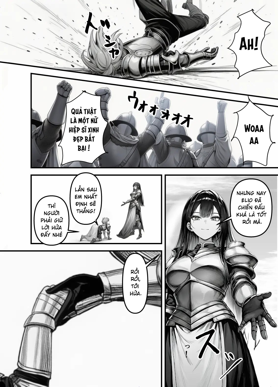 HentaiVN.net - Ảnh 3 - On'na kishi danchō, kuppuku mesu ochi NTR 〜 akogareno orutīna danchō ga maketa hi 〜 - Siuuu Phẩm
