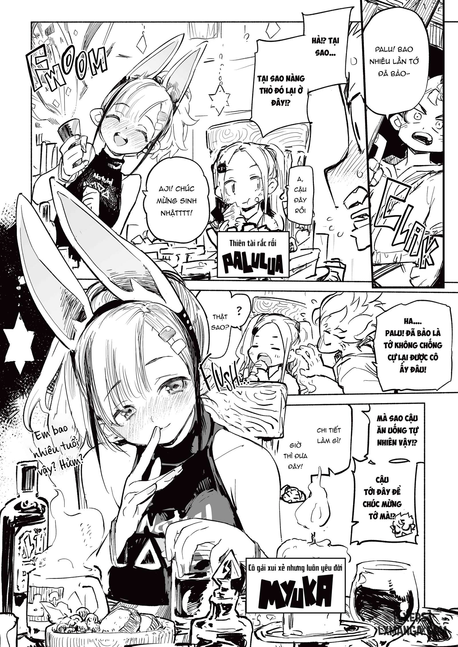 HentaiVN.net - Ảnh 3 - Tipsy Rabbit [English] [J18] - Oneshot