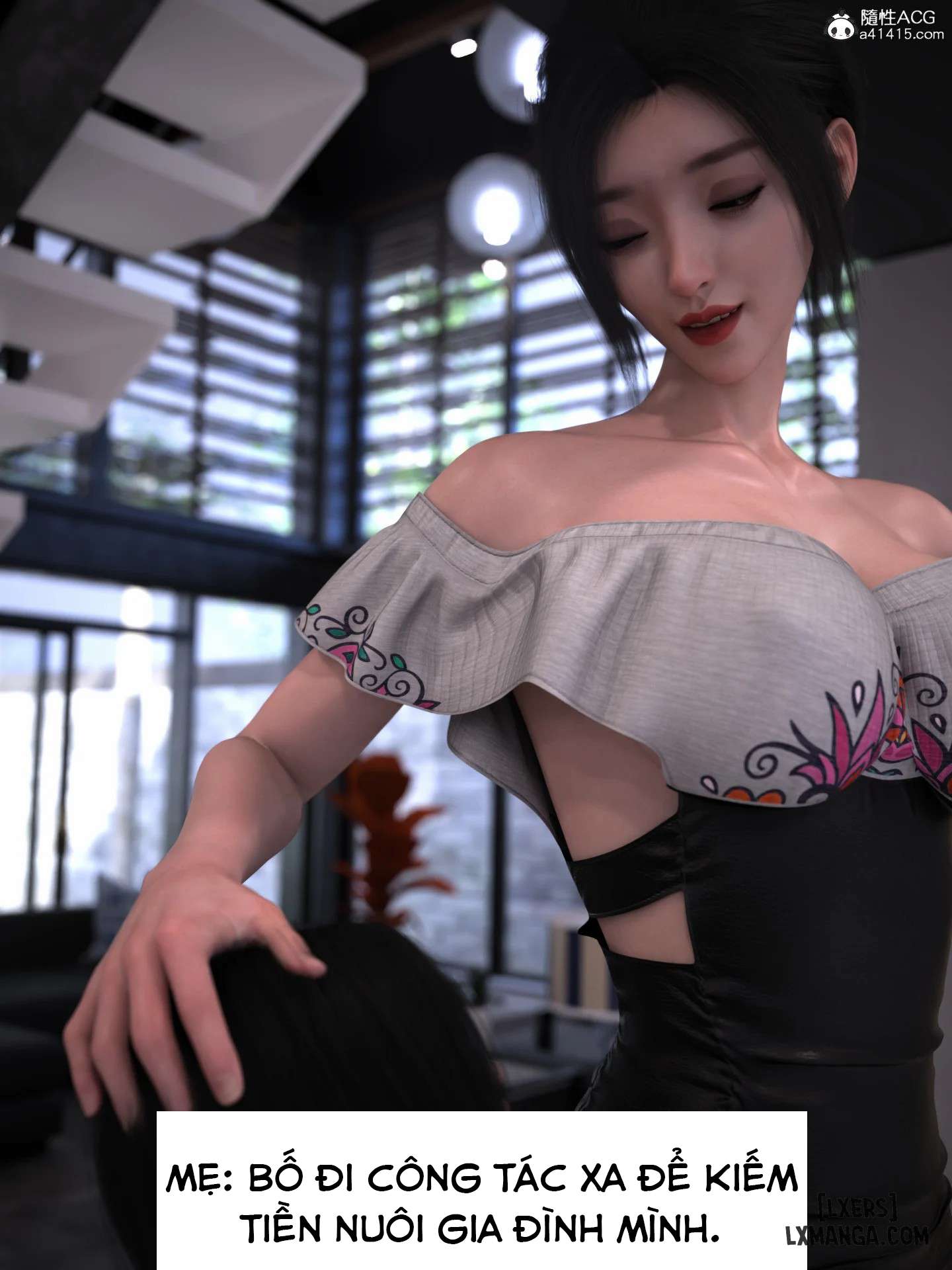HentaiVN.net - Ảnh 3 - Chăm Sóc Vợ Và Con Gái Thằng Bạn - Chapter 1