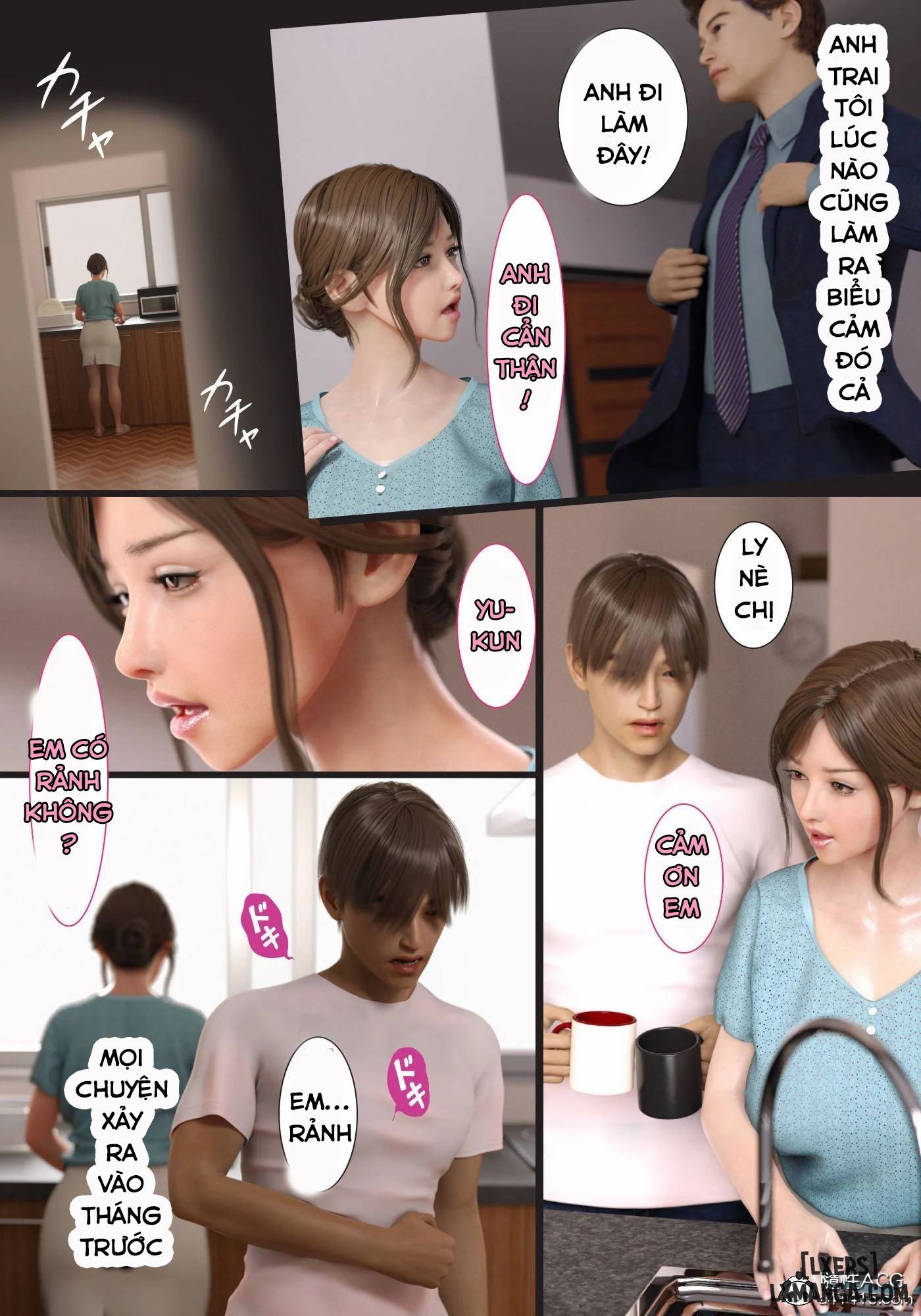 HentaiVN.net - Ảnh 3 - Loạn luân cùng chị dâu - Chương 1