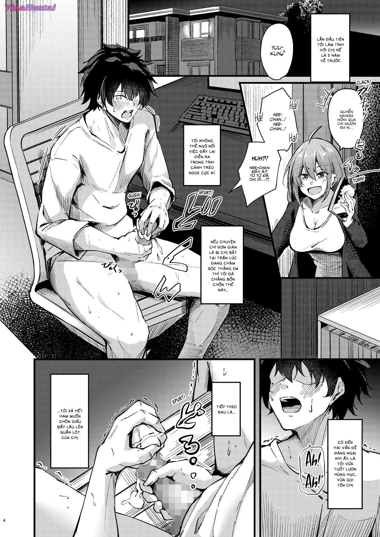 HentaiVN.net - Ảnh 3 - Chịch bà chị kế 24/7! [Itsudemo Dokodemo Nandemo Sasete Kureru Giri no Ane, 24/7 Sex with my Stepsister!] - Nửa đầu