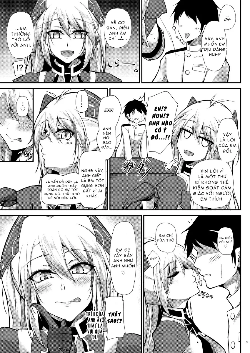 HentaiVN.net - Ảnh 3 - I Want To Be Spoiled By Prinz Eugen!! [Prinz Eugen Ni Amaetai!!] - Oneshot