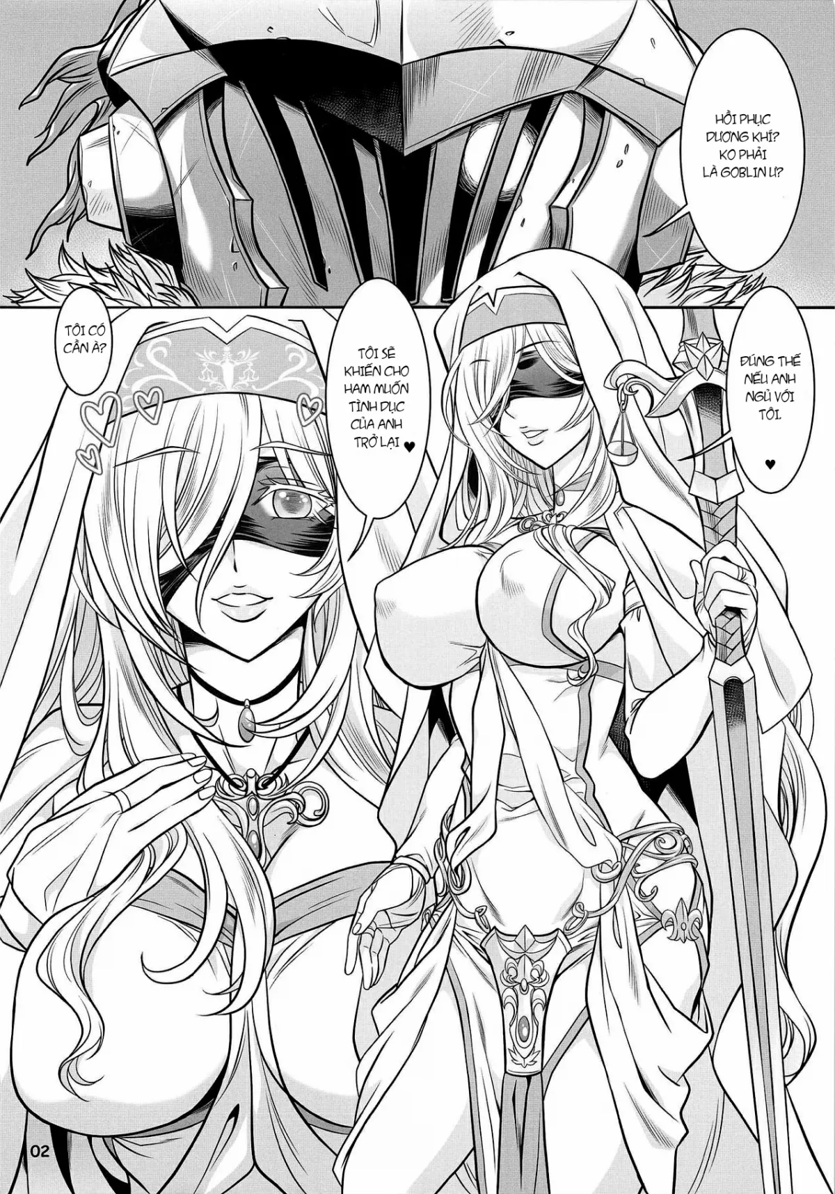 HentaiVN.net - Ảnh 3 - Hồi Dương Tráng Khí (Goblin Slayer) [RESURRECTION (Goblin slayer)] - Oneshot