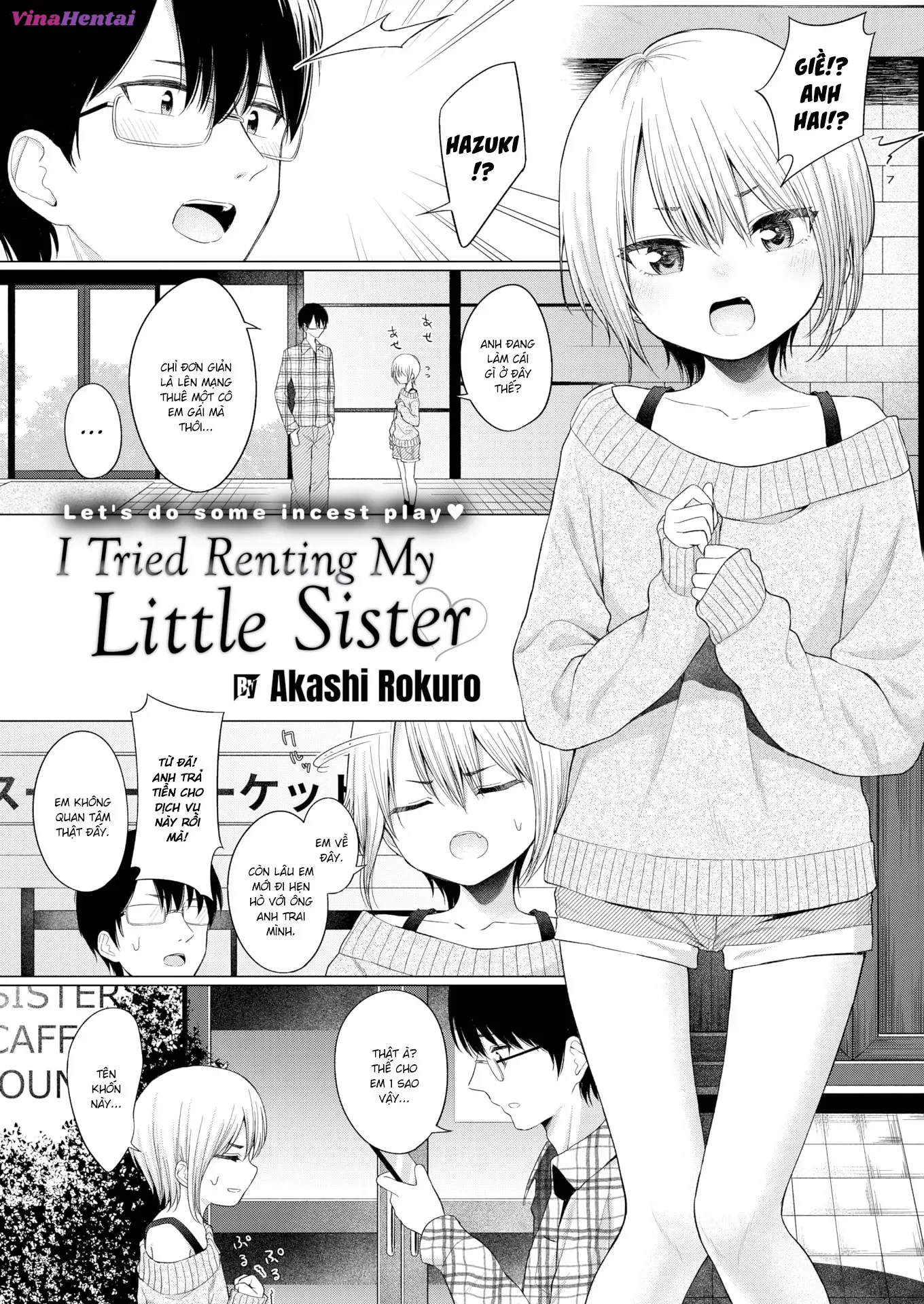HentaiVN.net - Ảnh 3 - Tôi thử thuê em gái mình - Oneshot