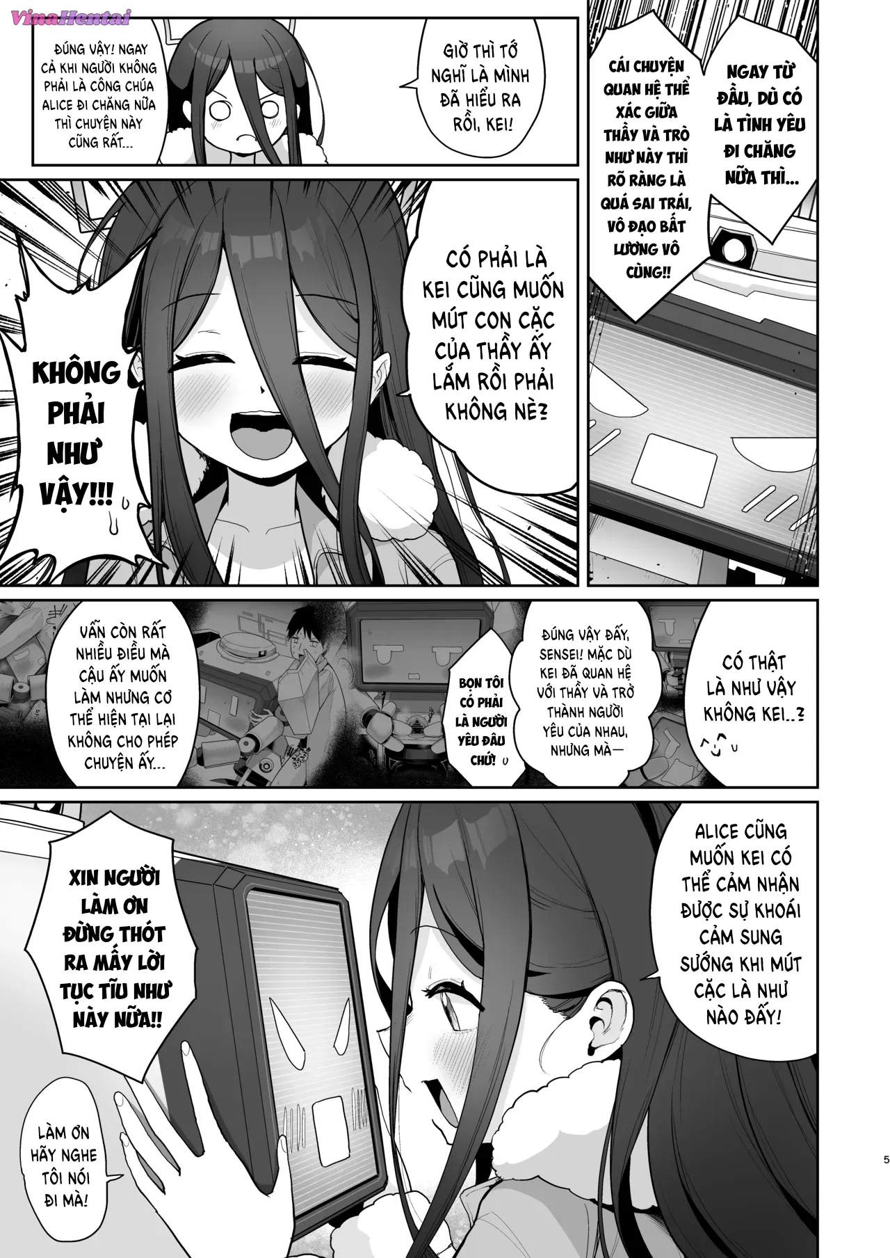 HentaiVN.net - Ảnh 4 - Alice & Kei, Thăng hoa đến cực hạng - Threesome 2 con robot 🤖