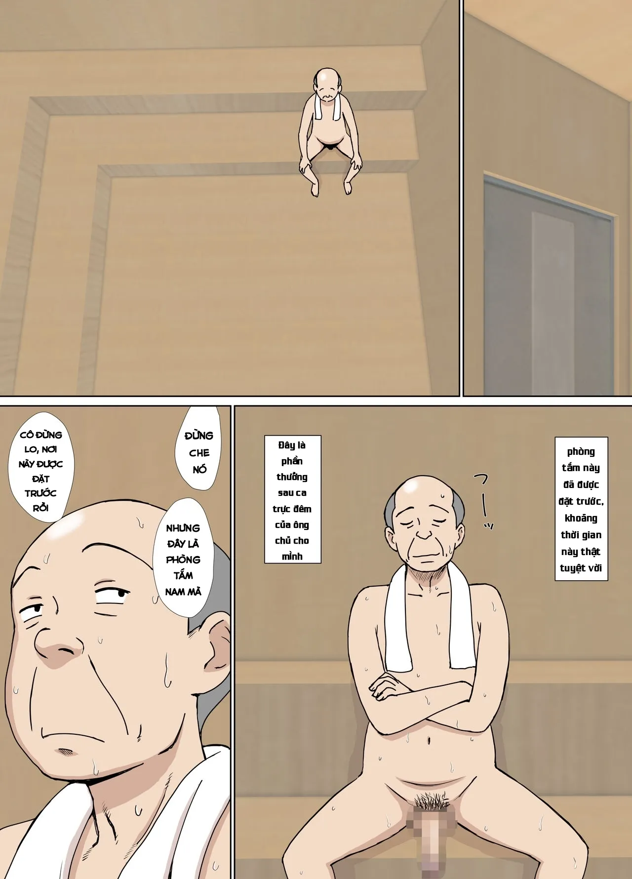 HentaiVN.net - Ảnh 3 - Iinari Tomodachi Mama o Sauna de Chichi Ijiri - Oneshot