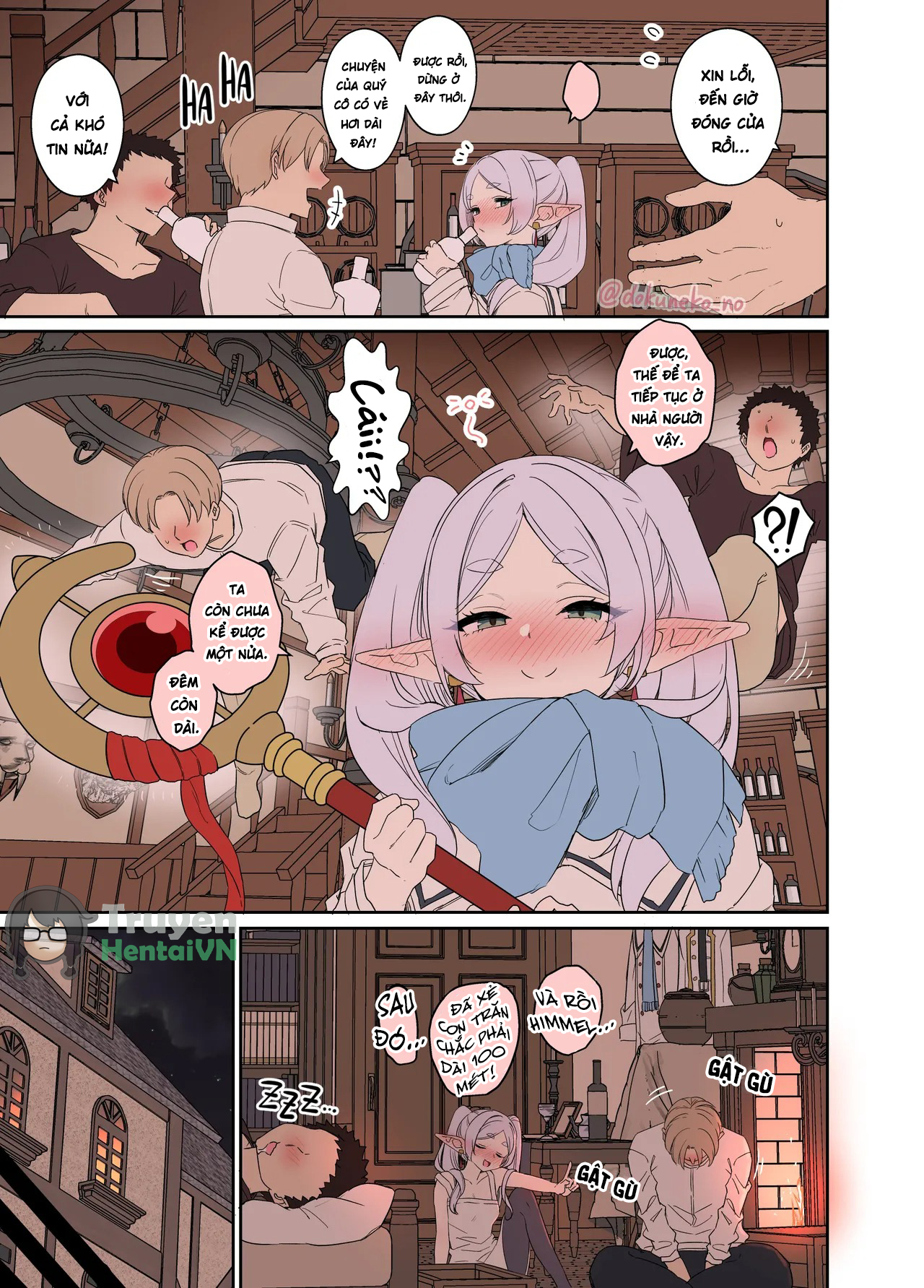HentaiVN.net - Ảnh 4 - Một đêm xui xẻo của Frieren - PART 1