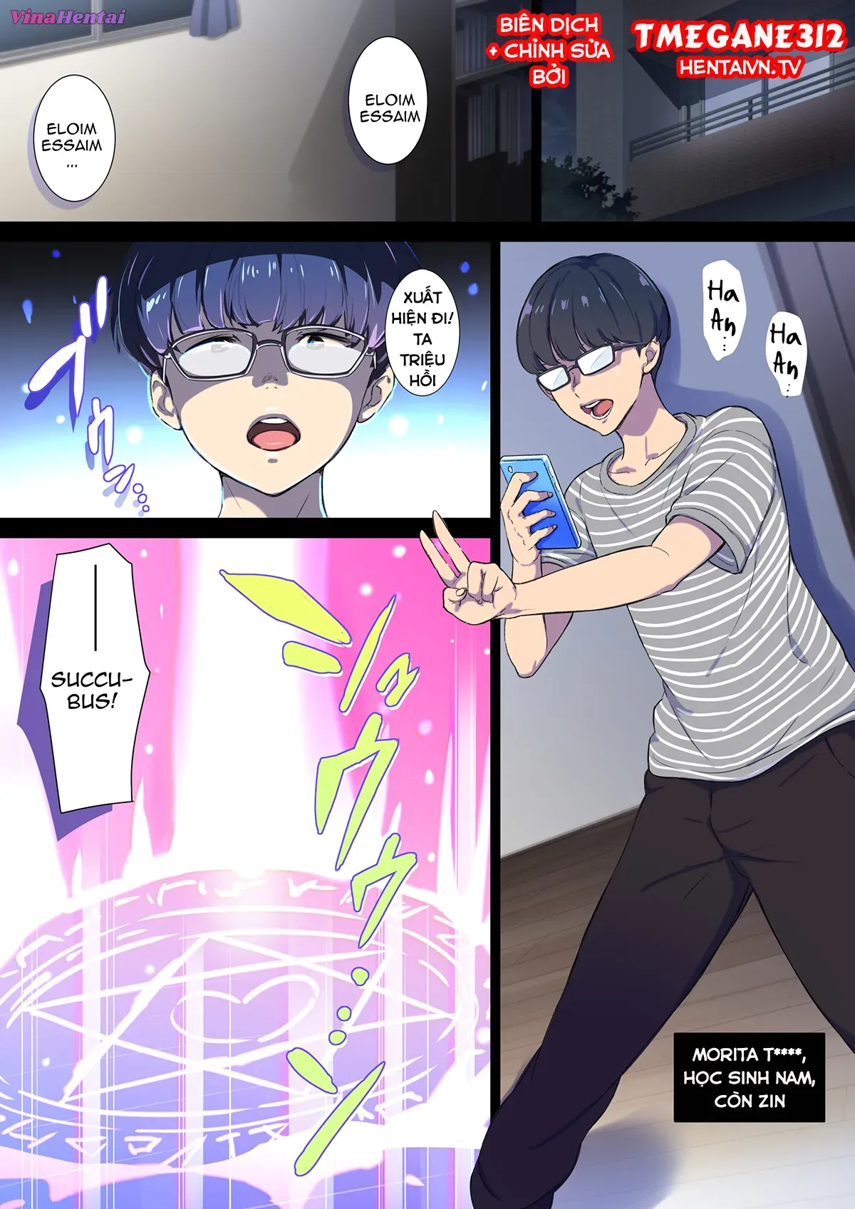 HentaiVN.net - Ảnh 3 - Triệu Hồi Mị Ma Tặng Kèm Ma Ma~ [Succubus Yondara Haha ga Kita!; When I Summoned a Succubus, My Mother Showed Up!] - Chap 1: How To Triệu Hồi Mama... Á Nhầm Mị Ma Dâm Đãng?