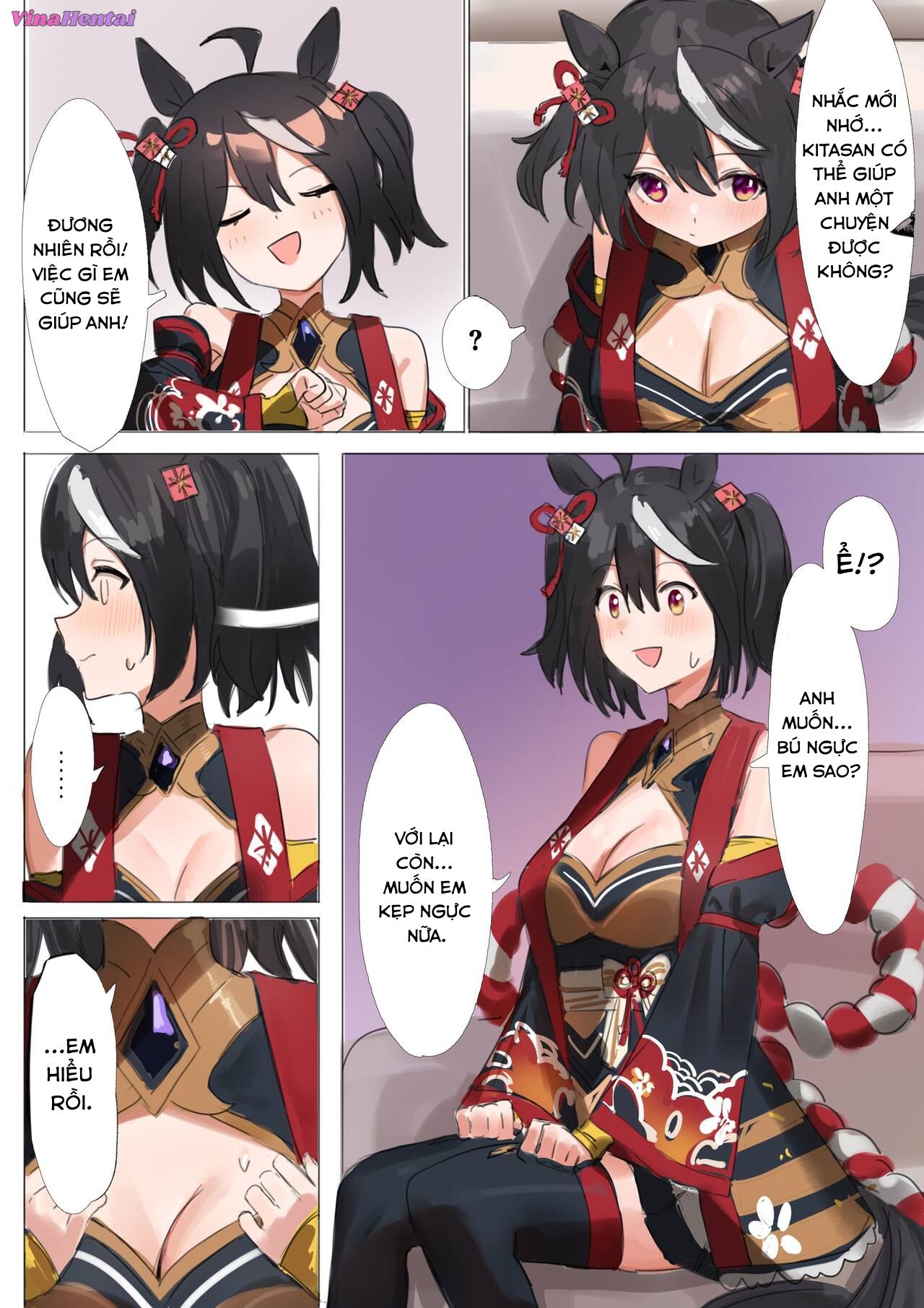 HentaiVN.net - Ảnh 4 - Đụ kitasan - Oneshot ngọt