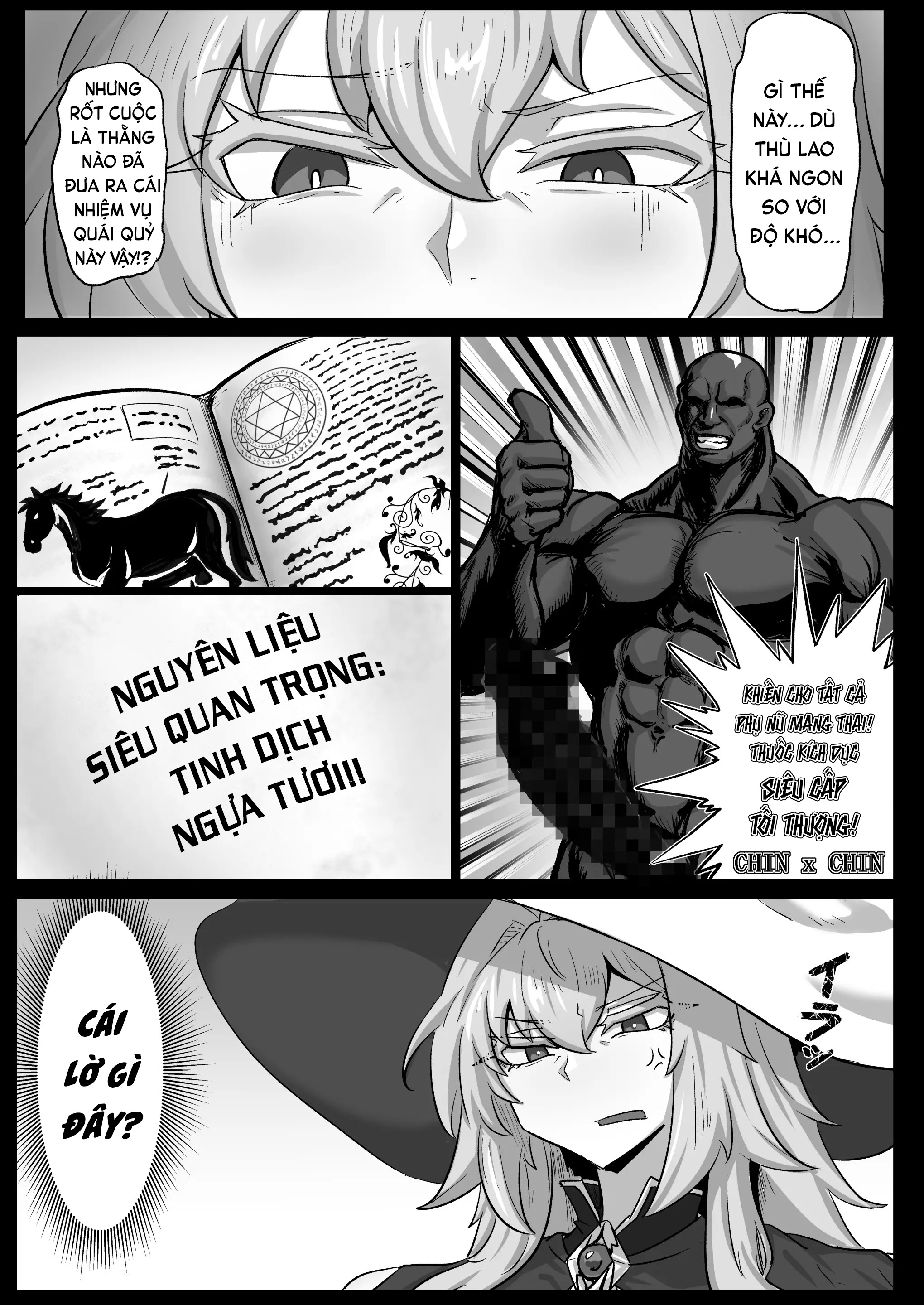 HentaiVN.net - Ảnh 4 - Công Thức Bí Mật của Đại Hiền Giả và Chú Ngựa - Oneshot