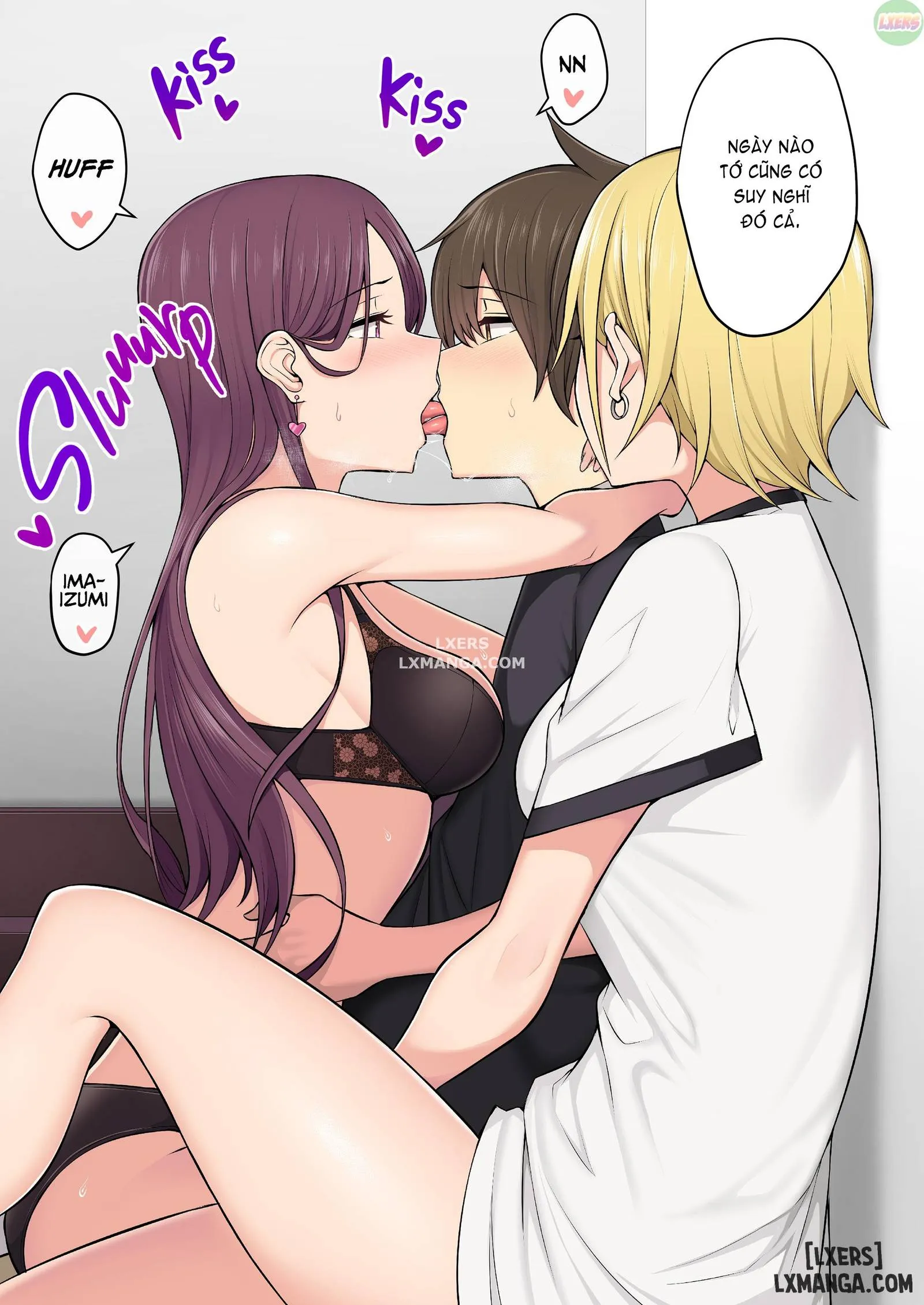 HentaiVN.net - Ảnh 3 - Imaizumi đưa cả bầy Gyaru về nhà mình - Chapter 3