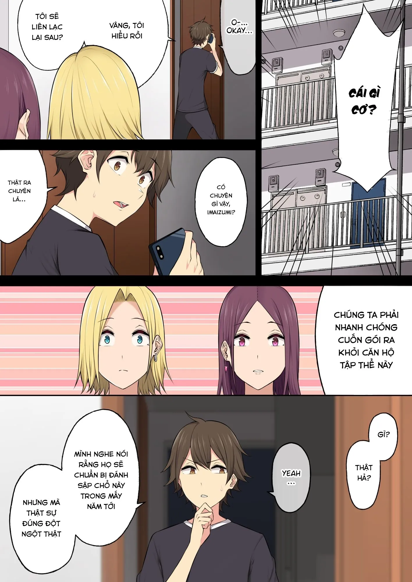 HentaiVN.net - Ảnh 3 - Imaizumi đưa cả bầy Gyaru về nhà mình - Chap 4.1