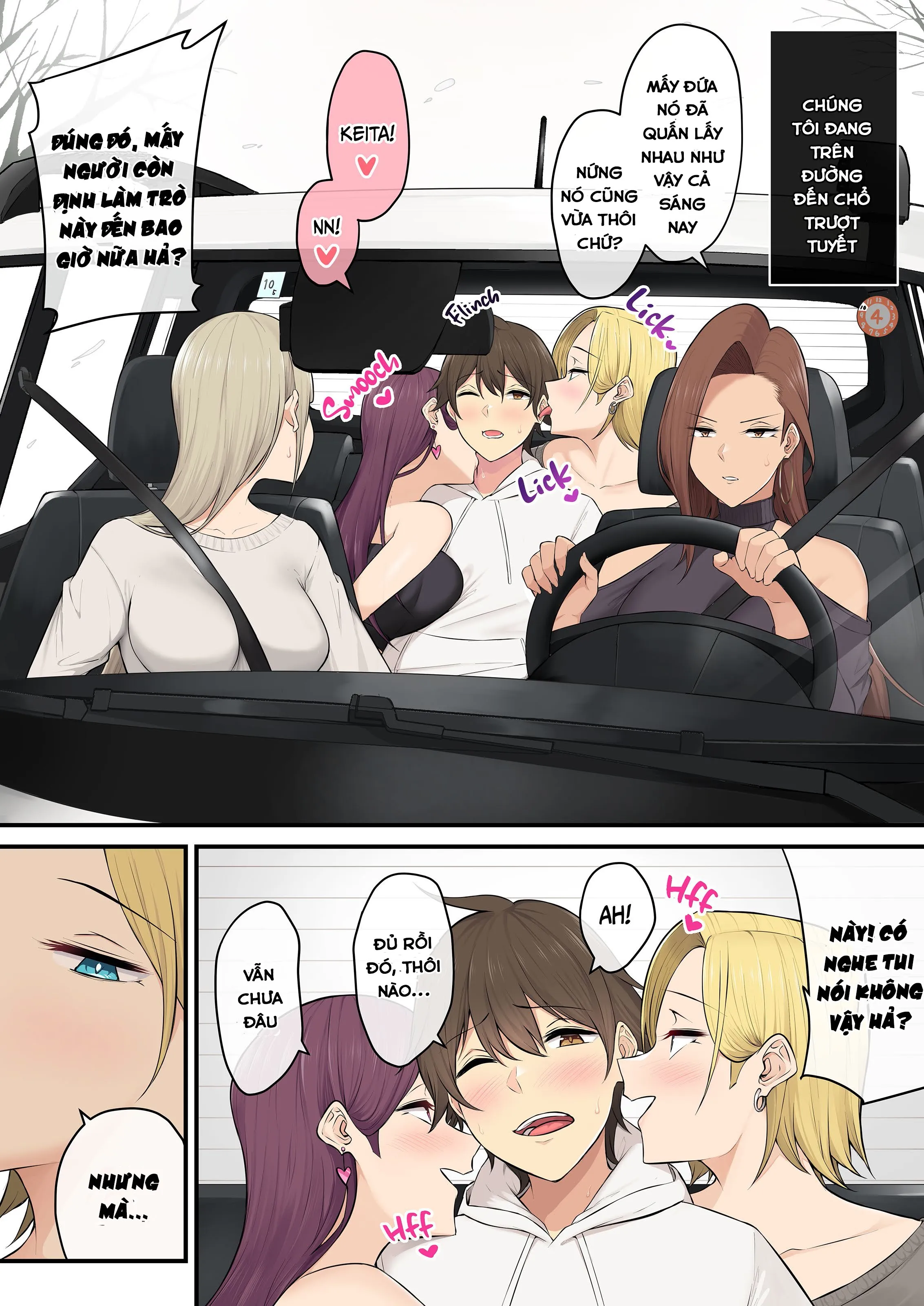 HentaiVN.net - Ảnh 3 - Imaizumi đưa cả bầy Gyaru về nhà mình - Chap 5