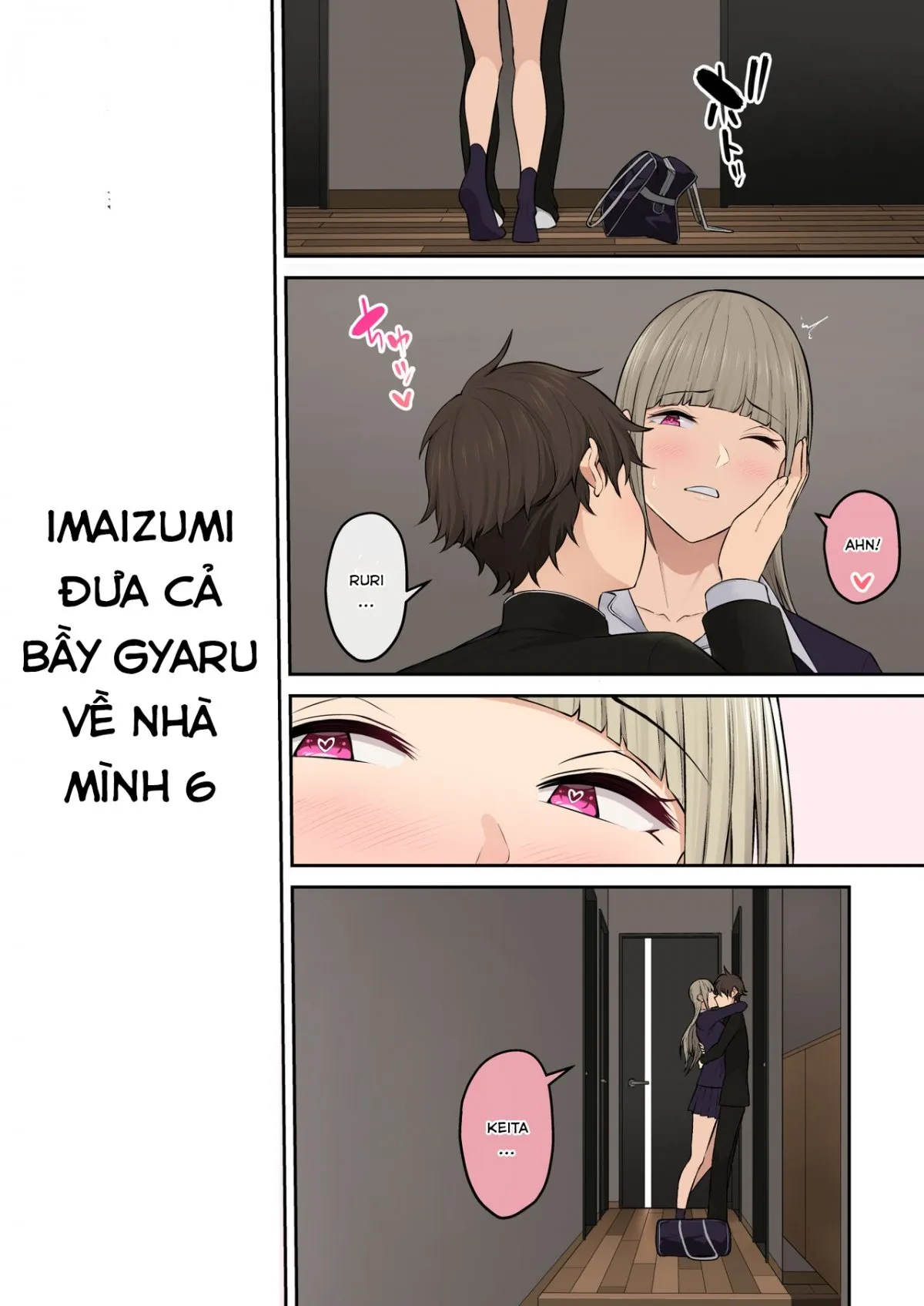 HentaiVN.net - Ảnh 3 - Imaizumi đưa cả bầy Gyaru về nhà mình - Chap 6