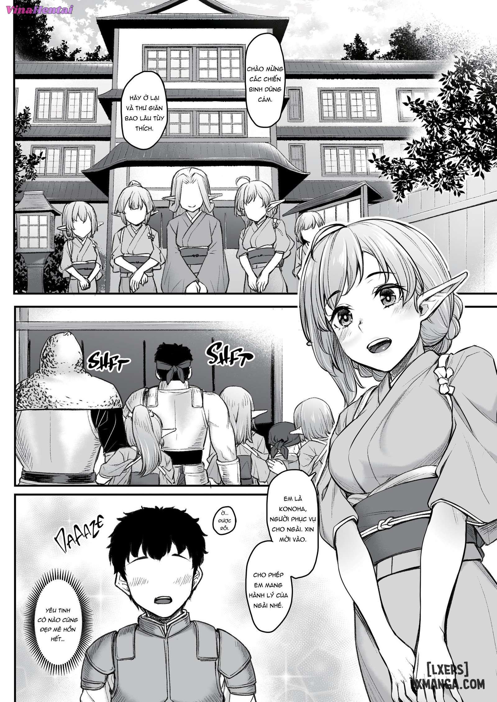 HentaiVN.net - Ảnh 3 - Elven Massage + Wakaba's First Customer - Oneshot