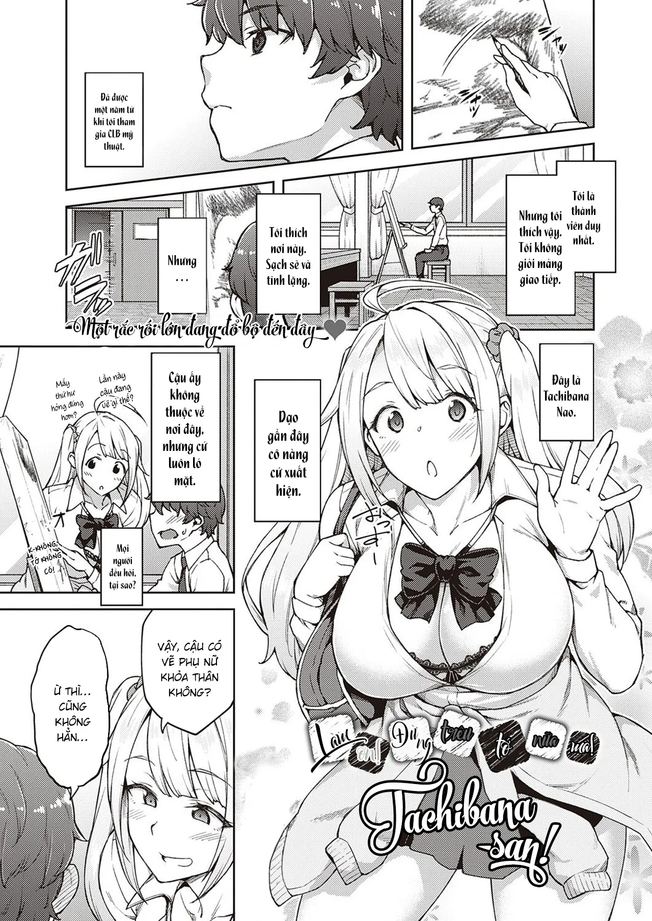 HentaiVN.net - Ảnh 3 - Làm ơn! Đừng trêu tớ nữa mà, Tachibana-san! [Karakawanaide Tachibana-san; Please don't tease me, Tachibana-san] - Oneshot