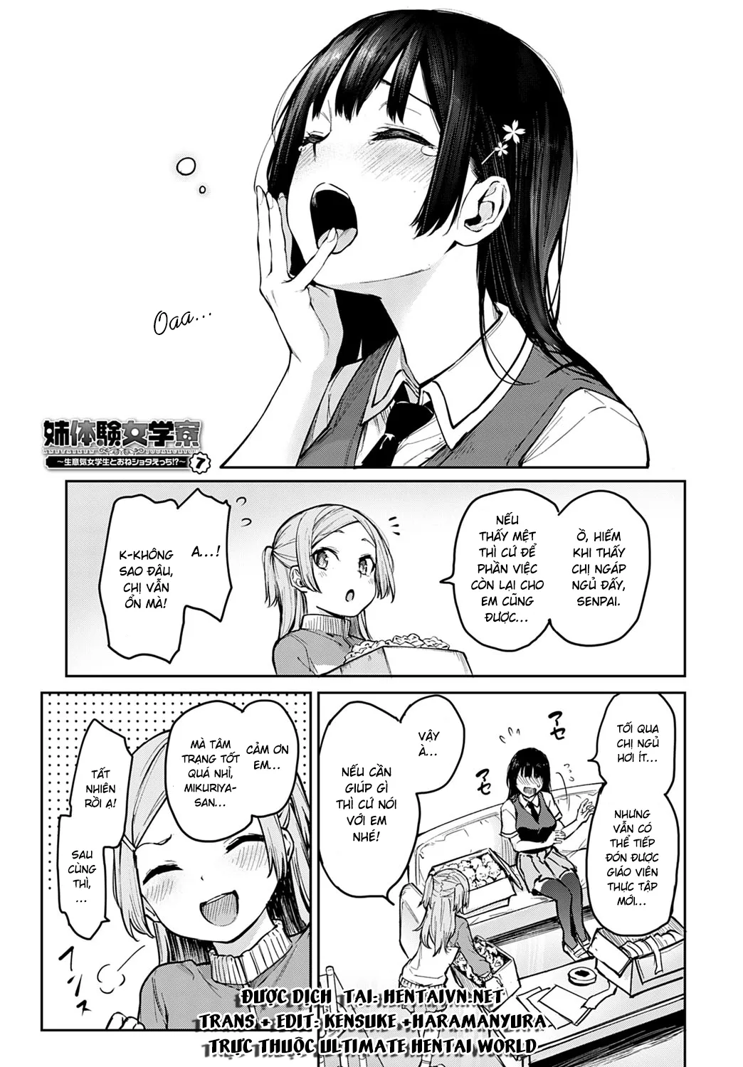 HentaiVN.net - Ảnh 3 - Ane Taiken Jogakuryou [Older Sister Experience - The Girls' Dormitory; Older Sister Experience – The Girls’ Dormitory] - Chap 7